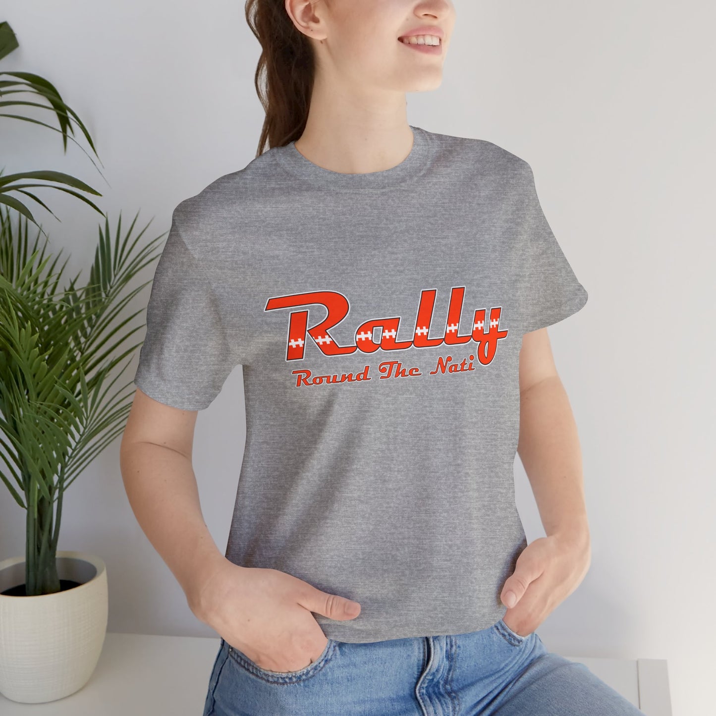 Rally Round the Nati Unisex Jersey Tee - Perfect for Sports Events and Casual Wear