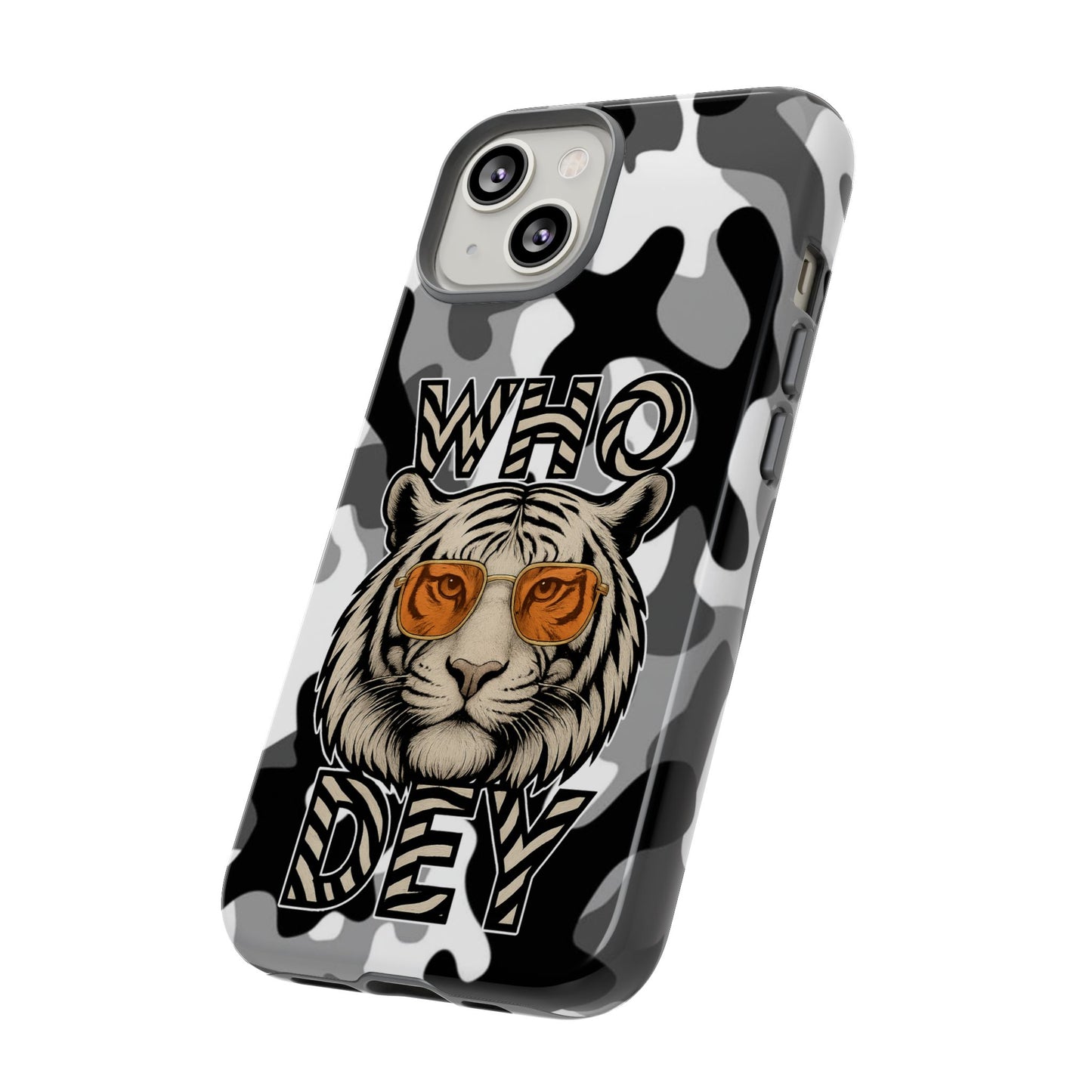 WhiteOut Tiger Phone Case for iPhone