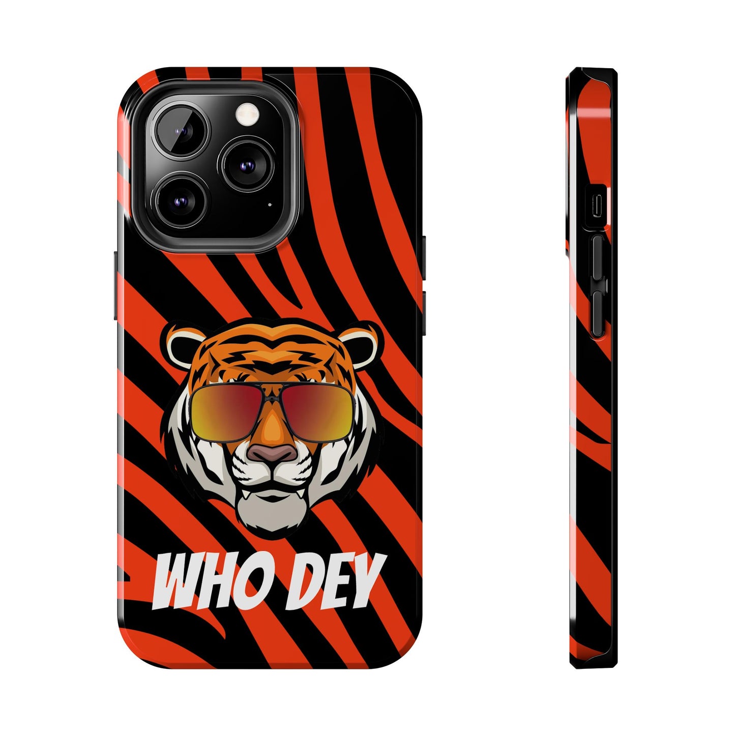 Who Dey Tiger Tough Phone Case