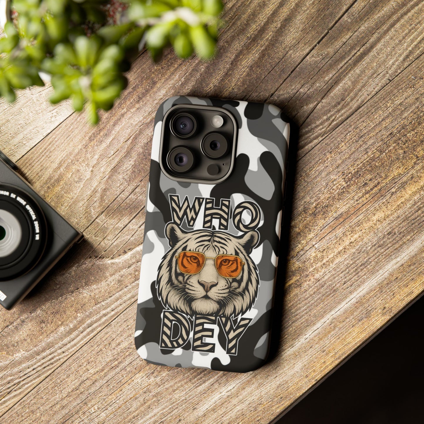 WhiteOut Tiger Phone Case for iPhone