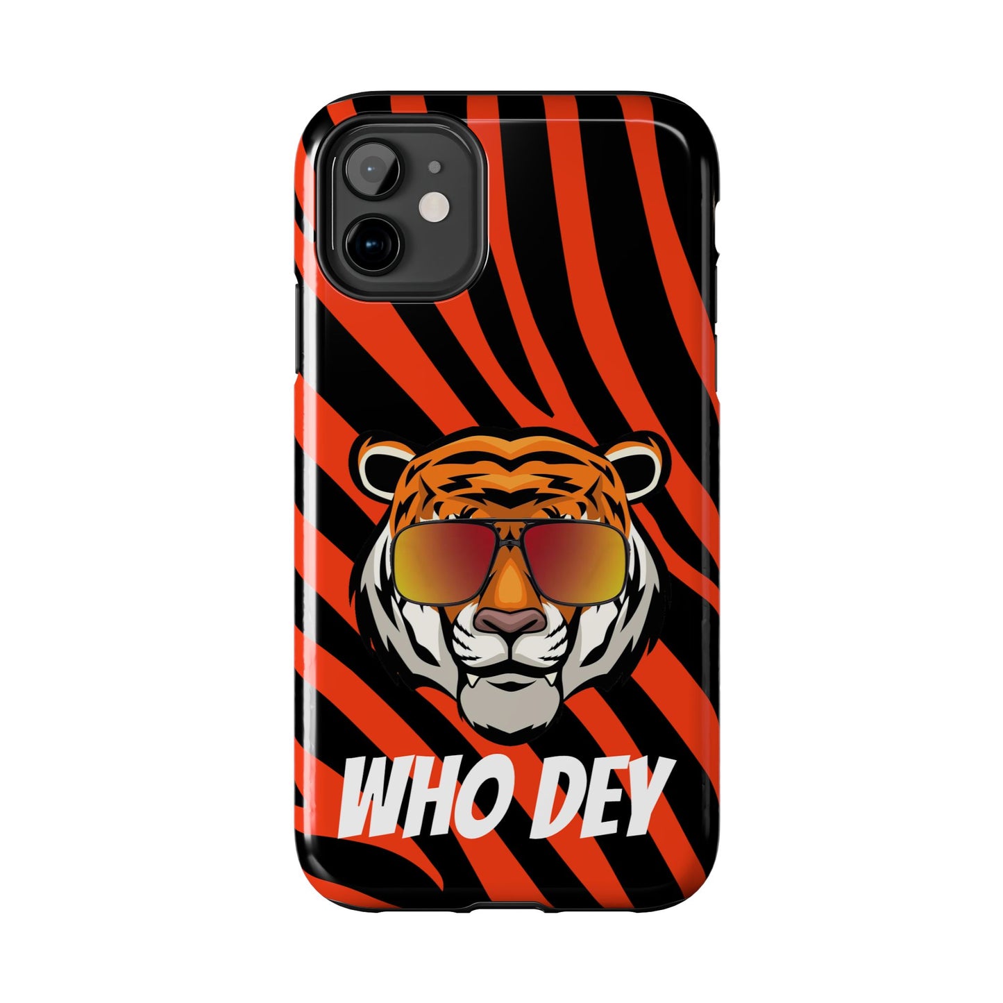 Who Dey Tiger Tough Phone Case