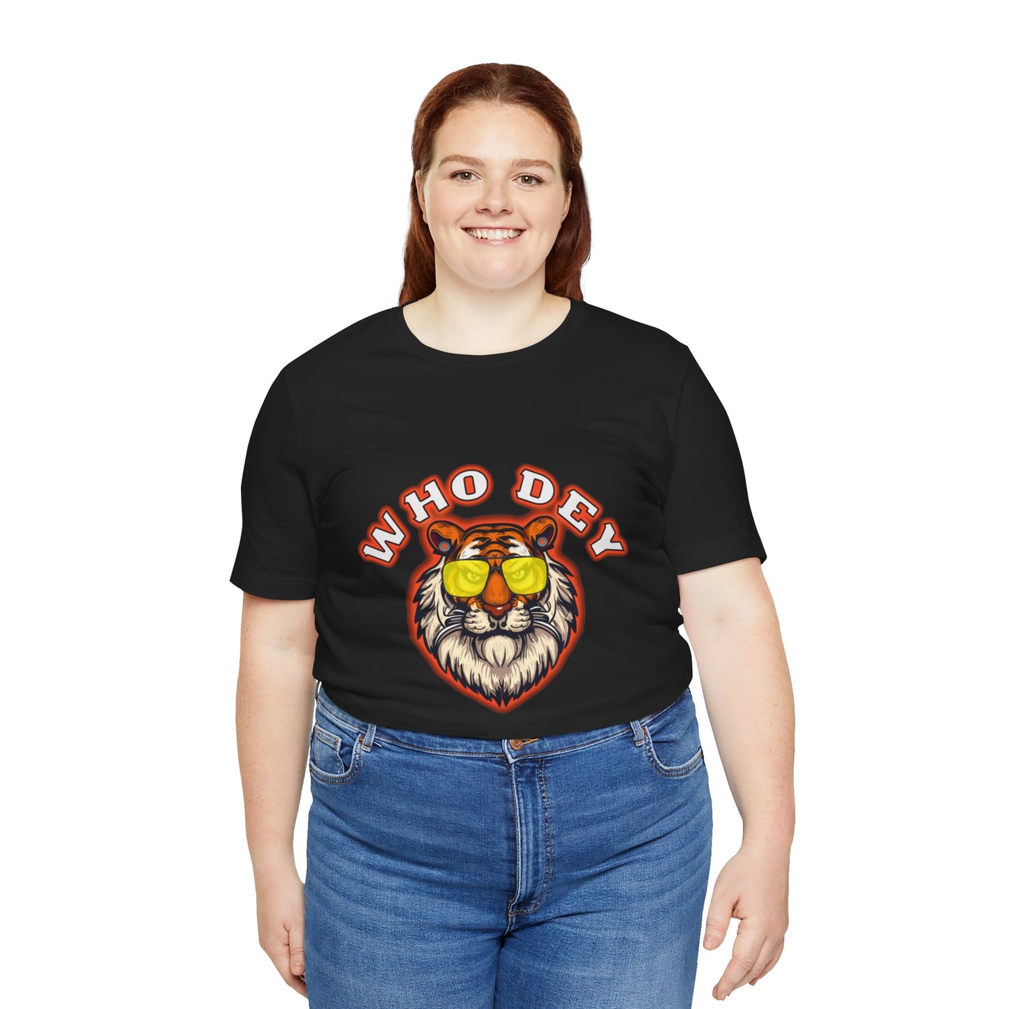 Who Dey CS513 Unisex Jersey Short Sleeve Tee