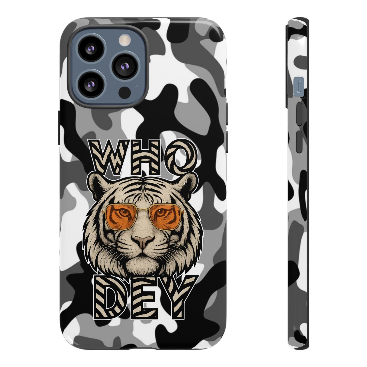 WhiteOut Tiger Phone Case for iPhone