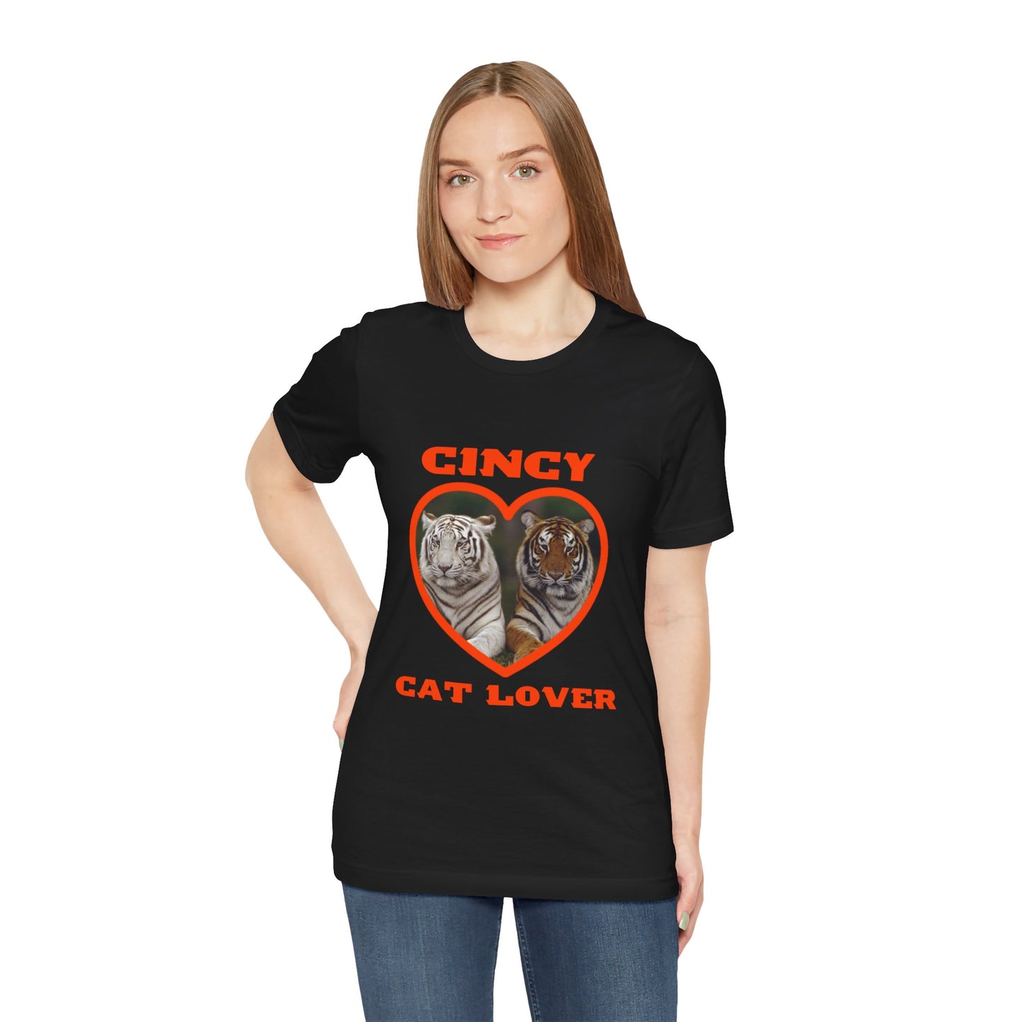 Cincy Cat Lover Unisex Jersey Tee - Perfect for WhoDey Lovers