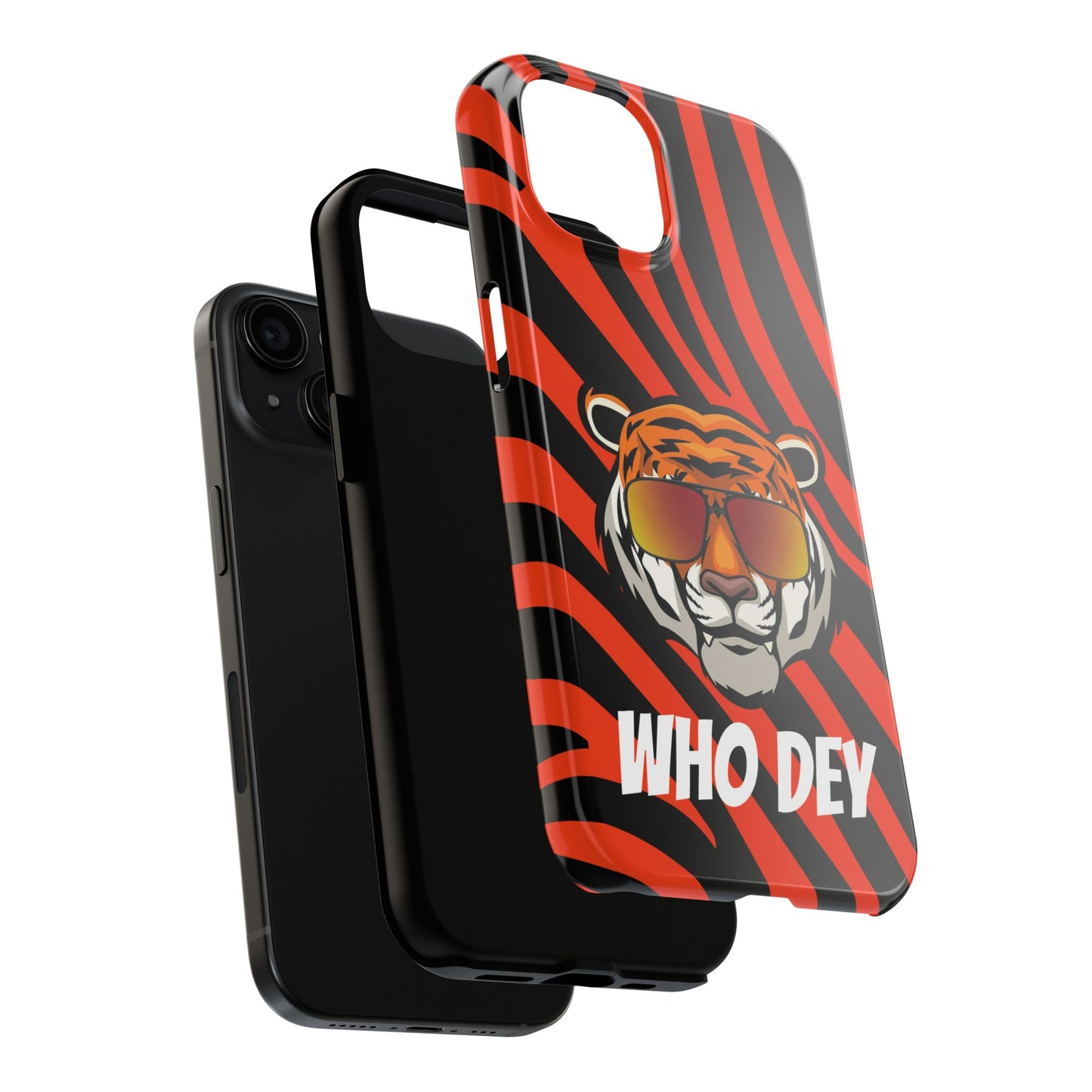 Who Dey Tiger Tough Phone Case