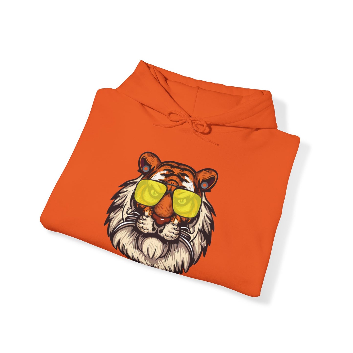 Yellow tints Tiger Unisex Heavy Blend™ Hooded Sweatshirt