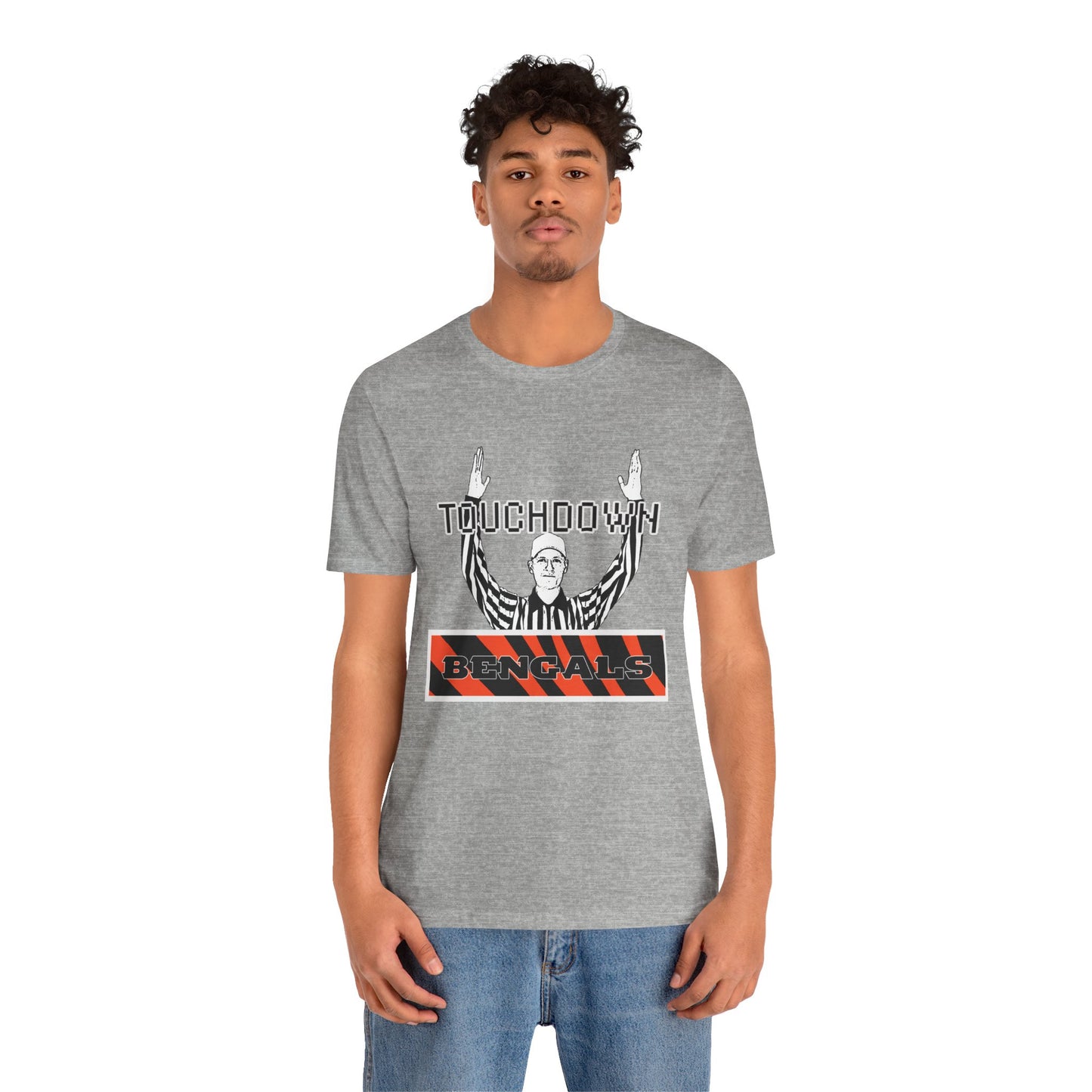 TouchDown Bengals Unisex Jersey Short Sleeve Tee