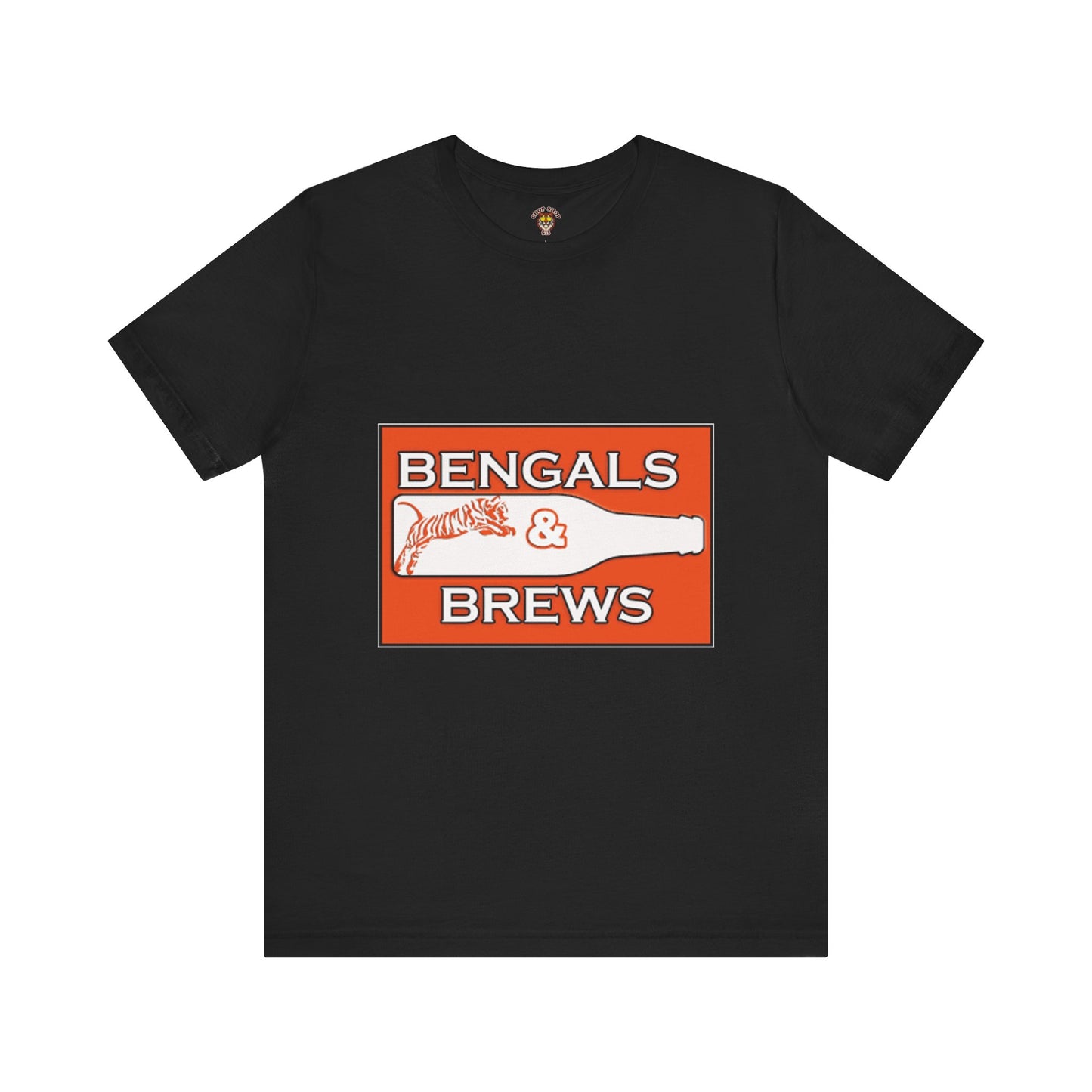 Bengals and Brews Old School Unisex Jersey Short Sleeve Tee