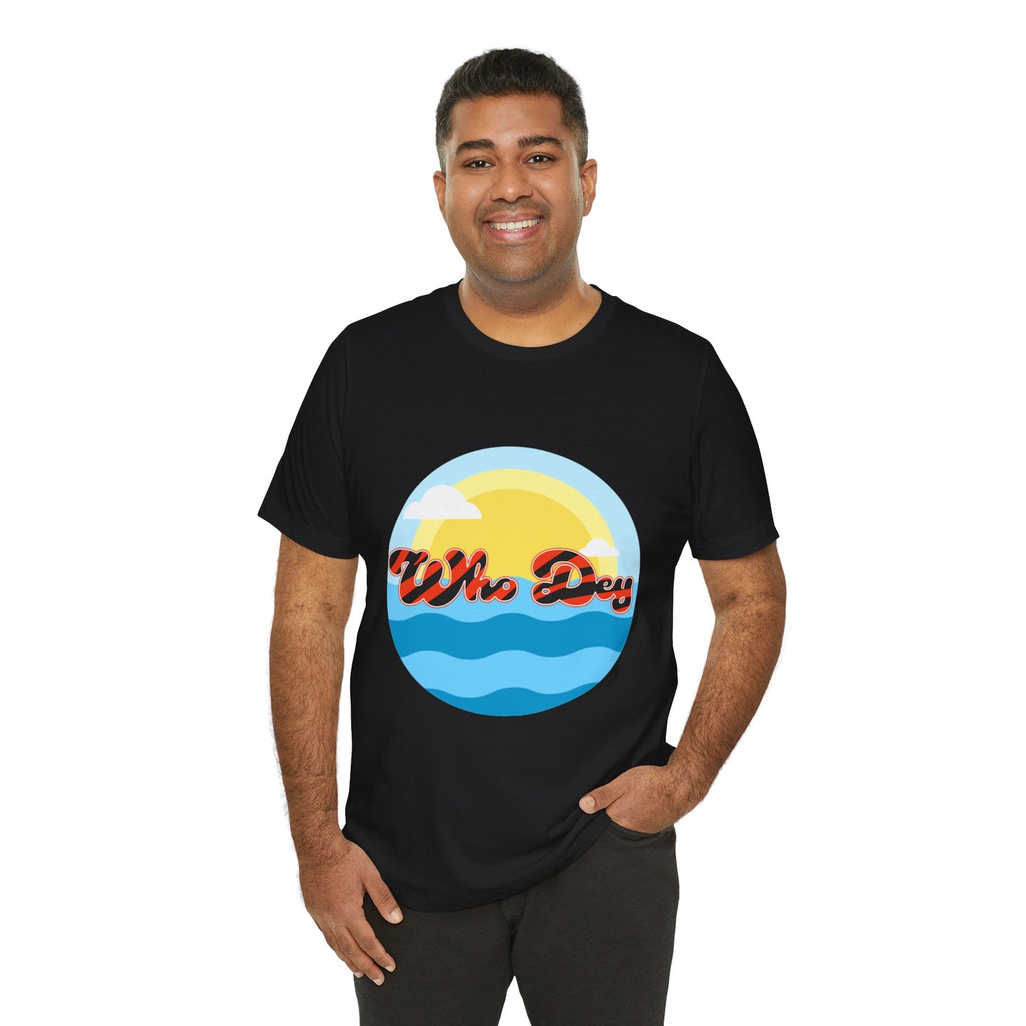 Who Dey Vibes Unisex Jersey Short Sleeve Tee