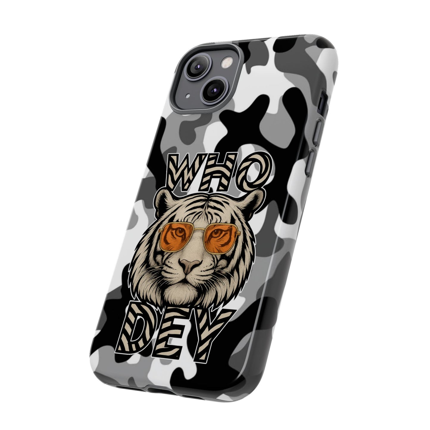 WhiteOut Tiger Phone Case for iPhone