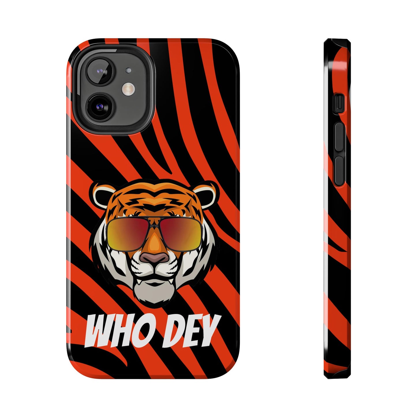 Who Dey Tiger Tough Phone Case