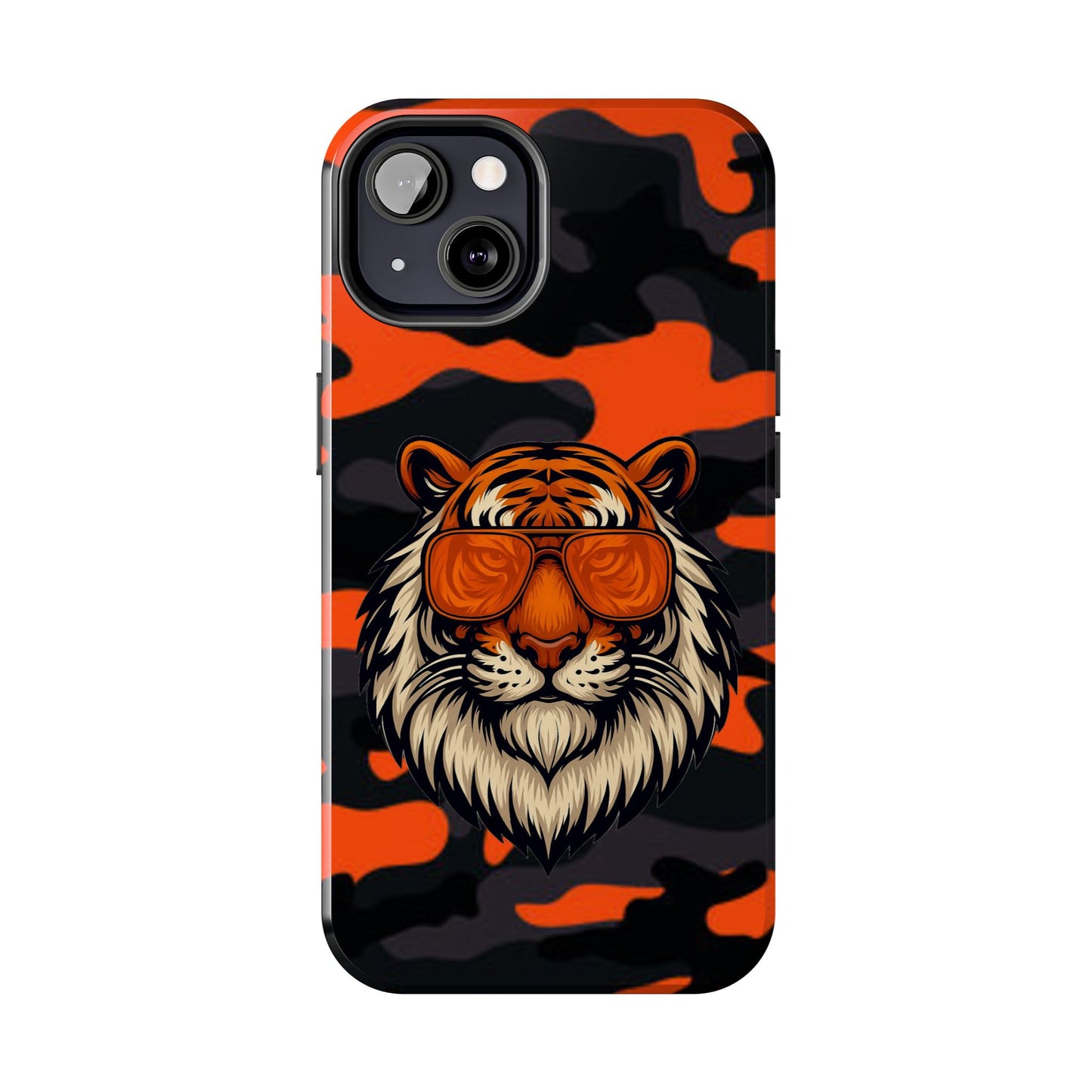 Seeing life through the orange tints Tiger Tough Phone Cases
