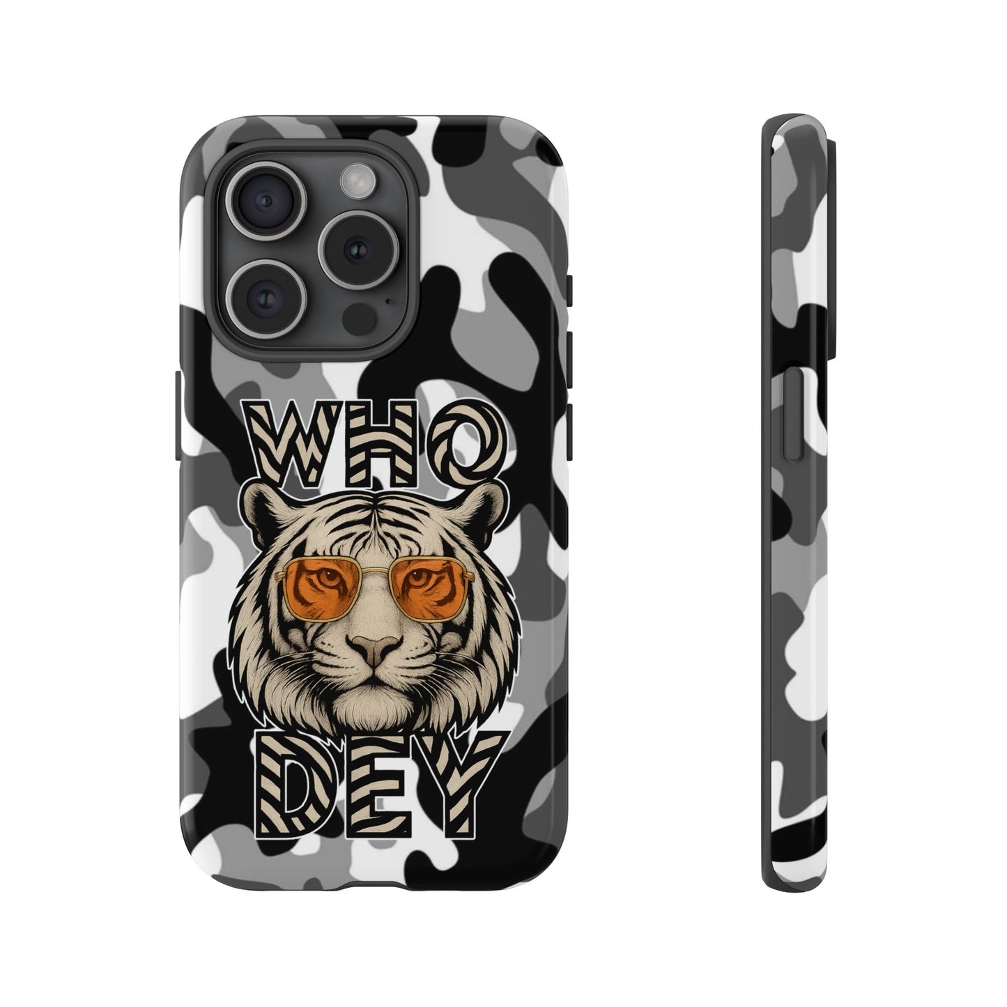 WhiteOut Tiger Phone Case for iPhone