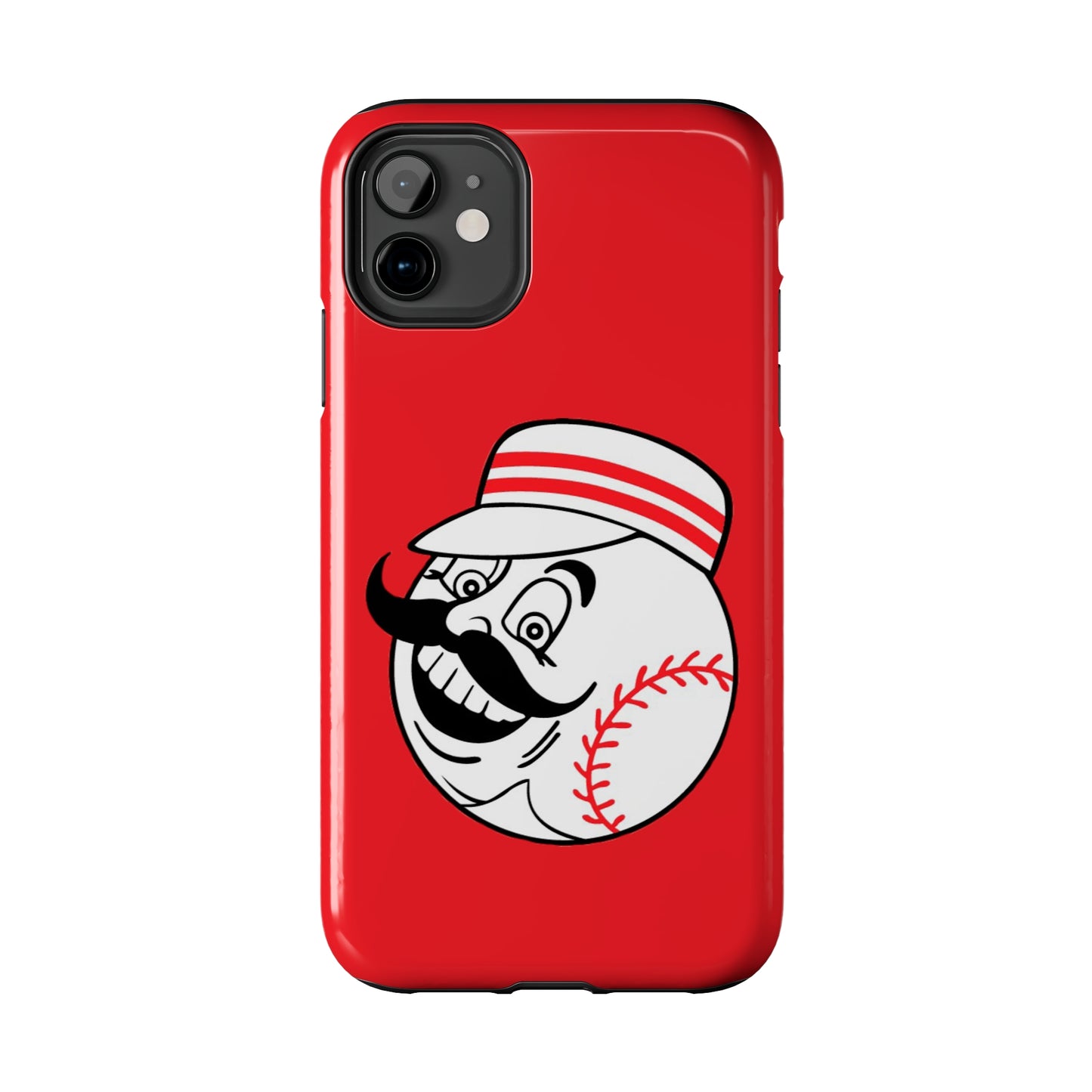 BaseBall Head Tough Phone Cases