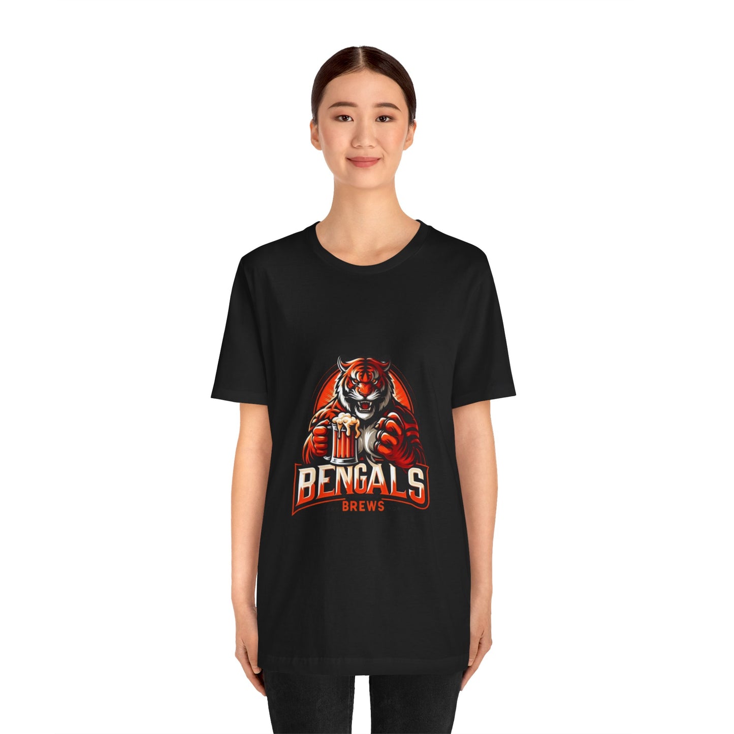 Bengals and Brews Tee Unisex Jersey Short Sleeve Tee