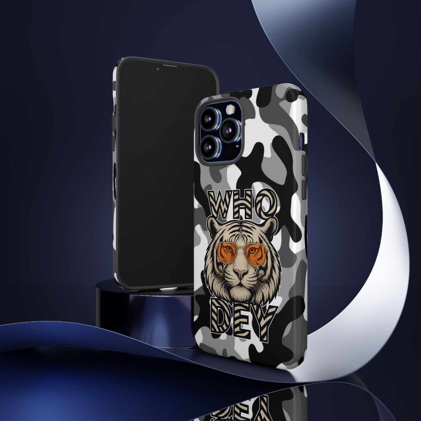 WhiteOut Tiger Phone Case for iPhone
