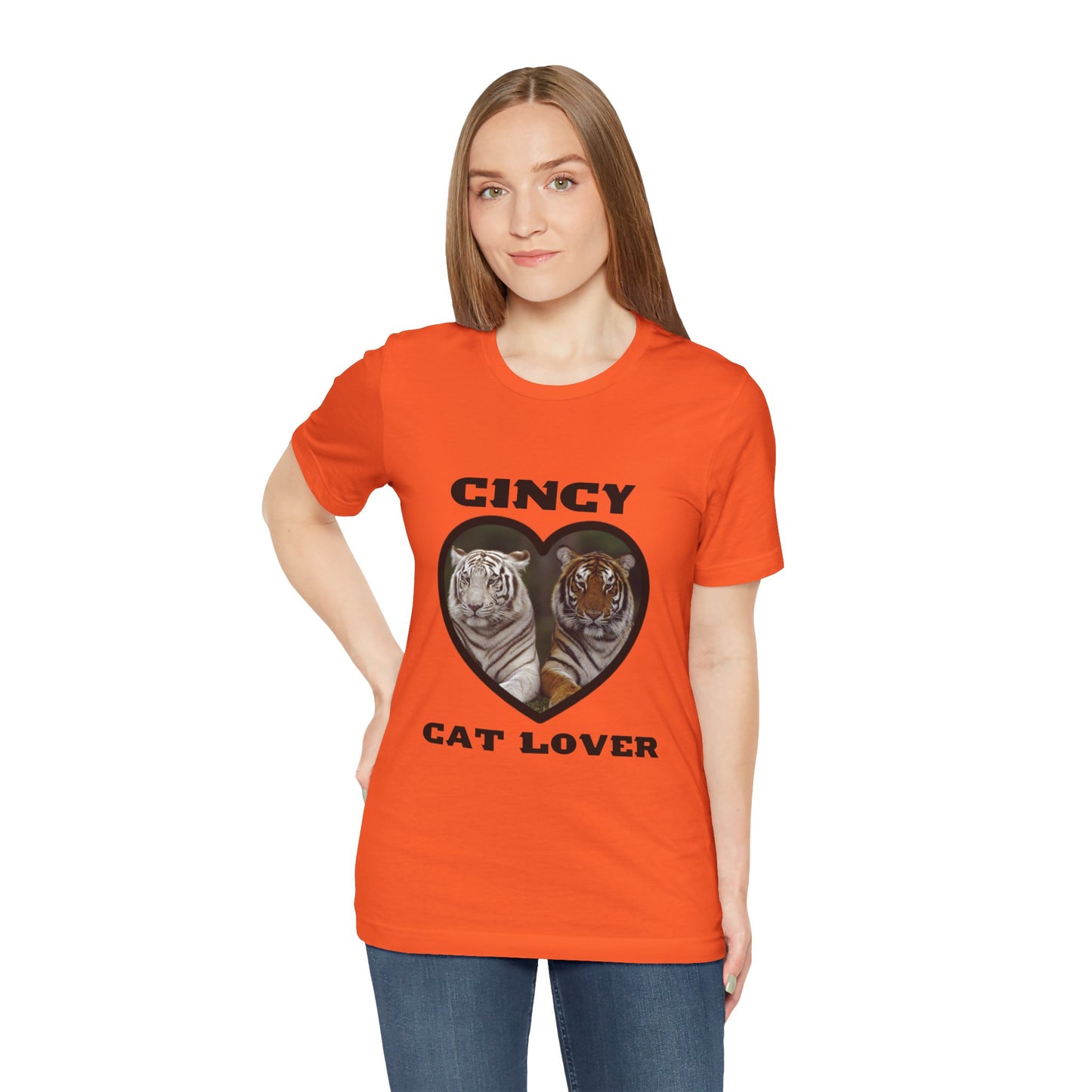 Cincy Cat Lover Unisex Jersey Tee - Perfect for WhoDey Lovers