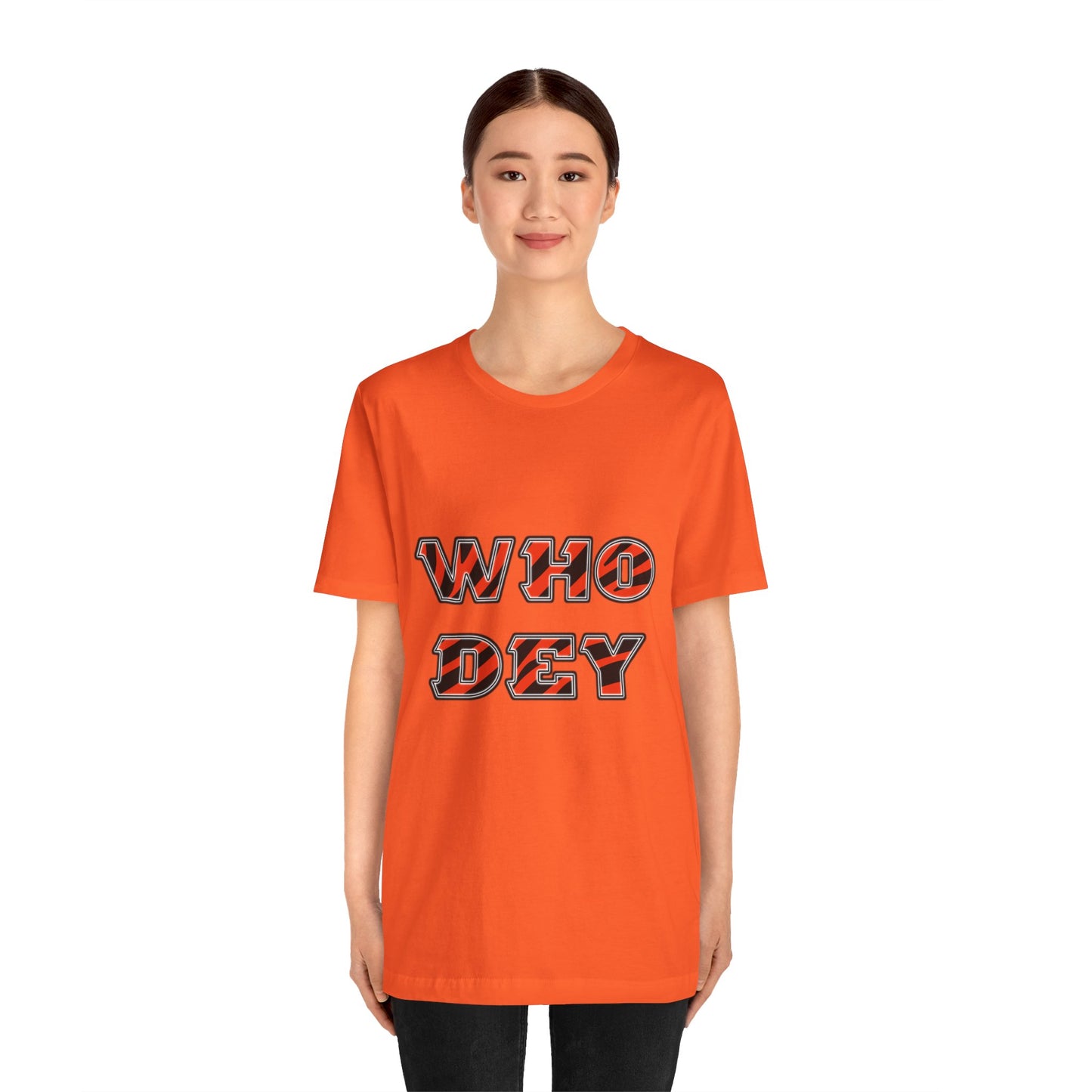 WHO DEY Unisex Jersey Short Sleeve Tee