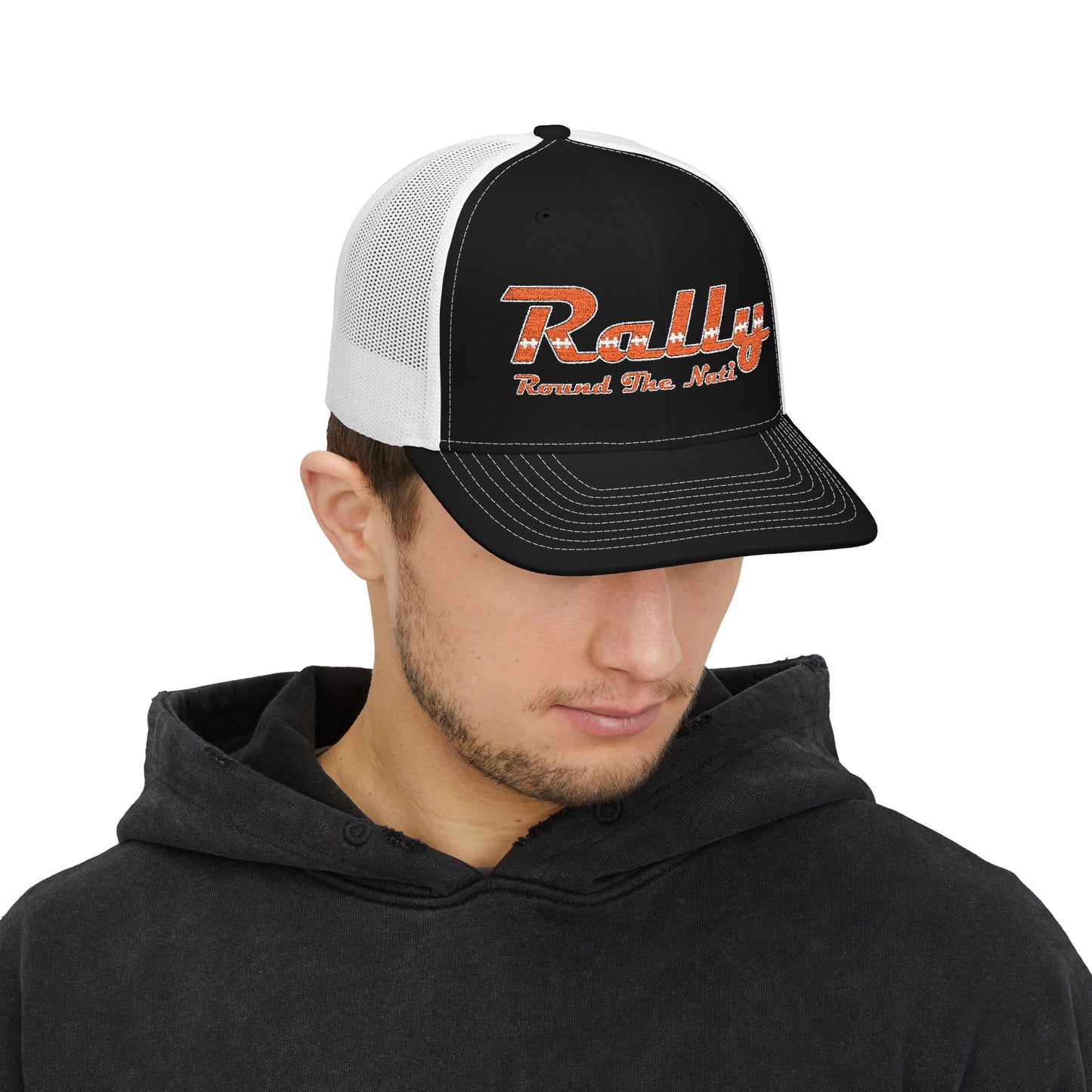 Rally Rond the Nati Embroidered Snapback Trucker Cap