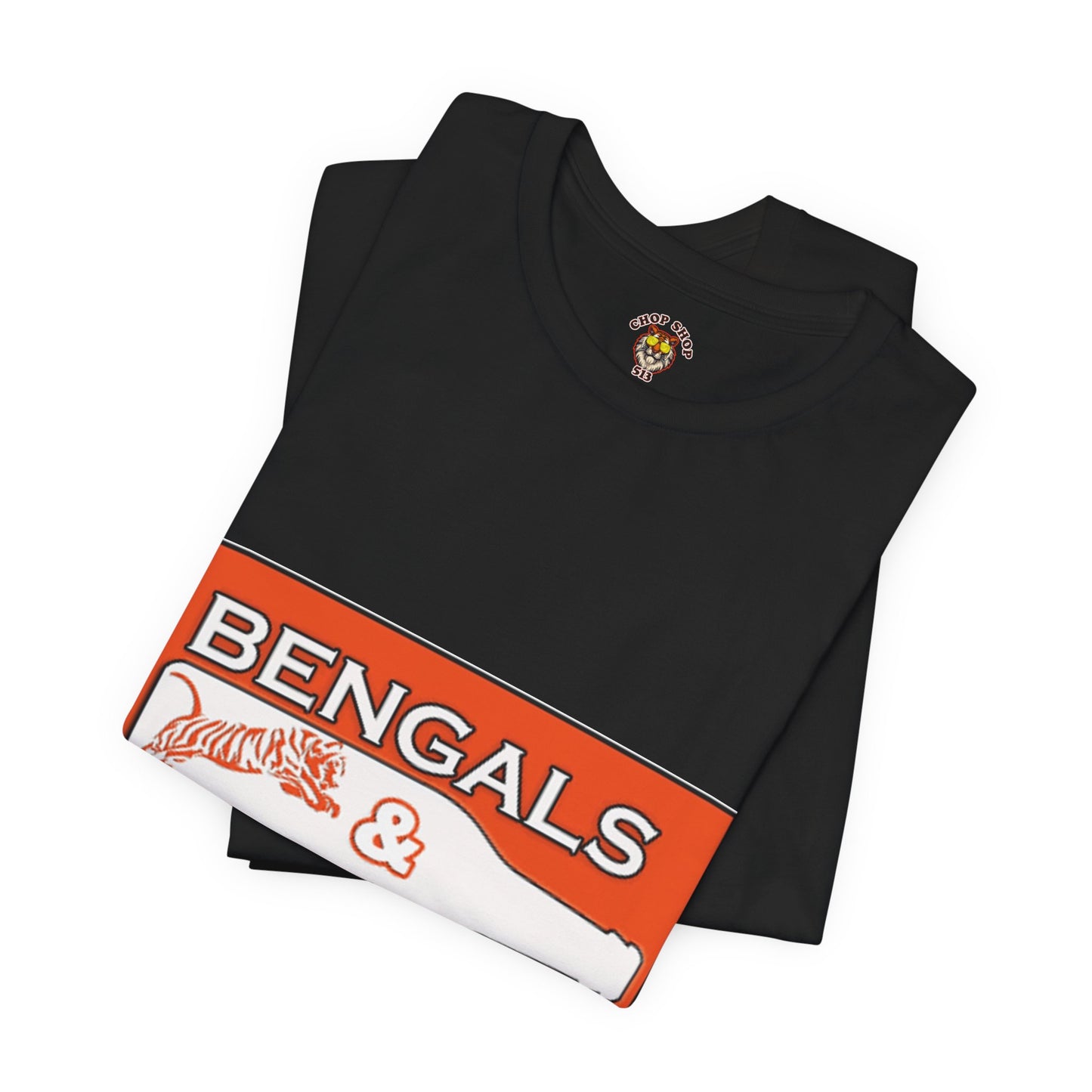 Bengals and Brews Old School Unisex Jersey Short Sleeve Tee