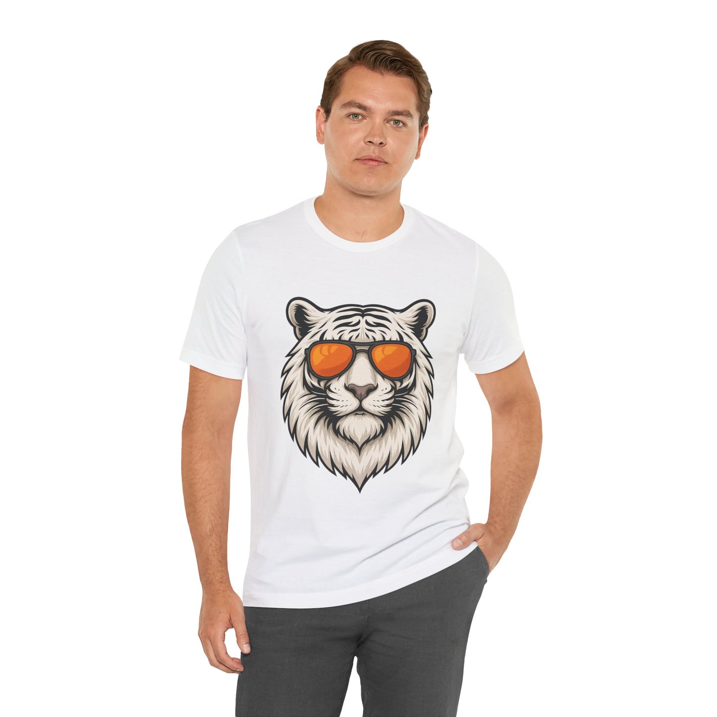 Cool Tiger Orange Sunglasses Tee