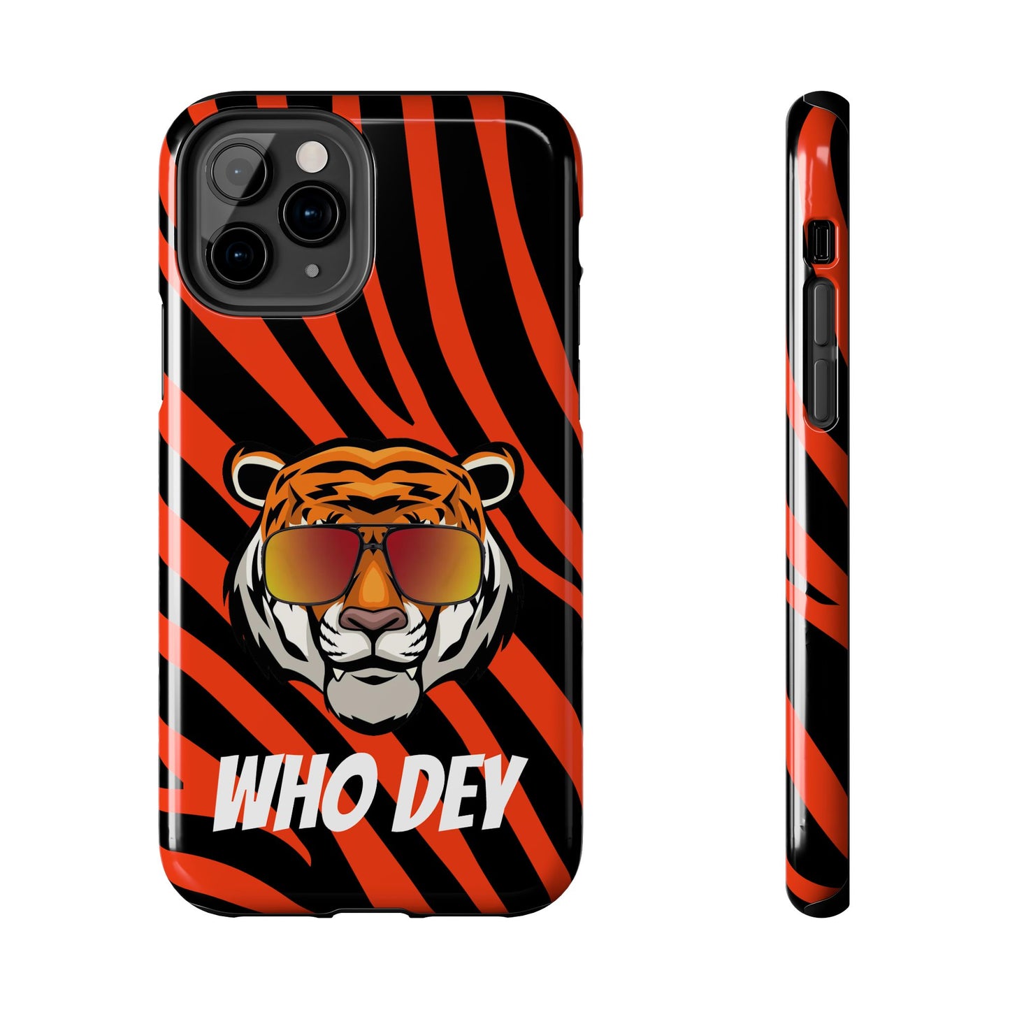 Who Dey Tiger Tough Phone Case