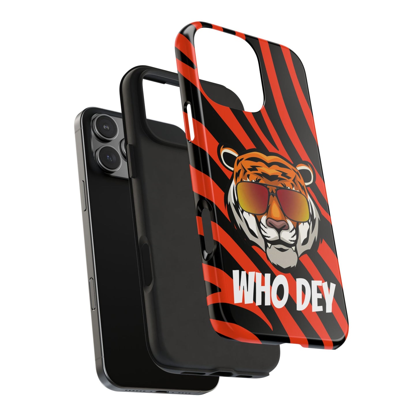 Who Dey Tiger Tough Phone Case