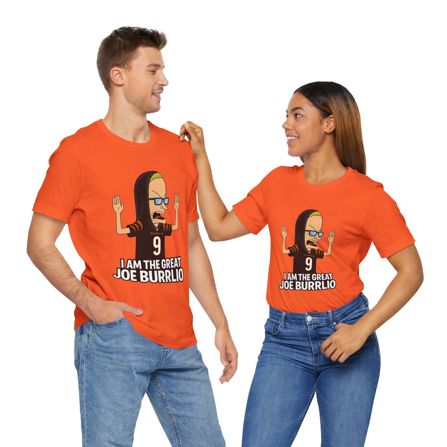 I Am The Great Joe Burrrlio Unisex Jersey Tee, Funny Graphic Tee, Sports Fan Apparel, Gift for Him, Casual Wear, Screen Print Shirt