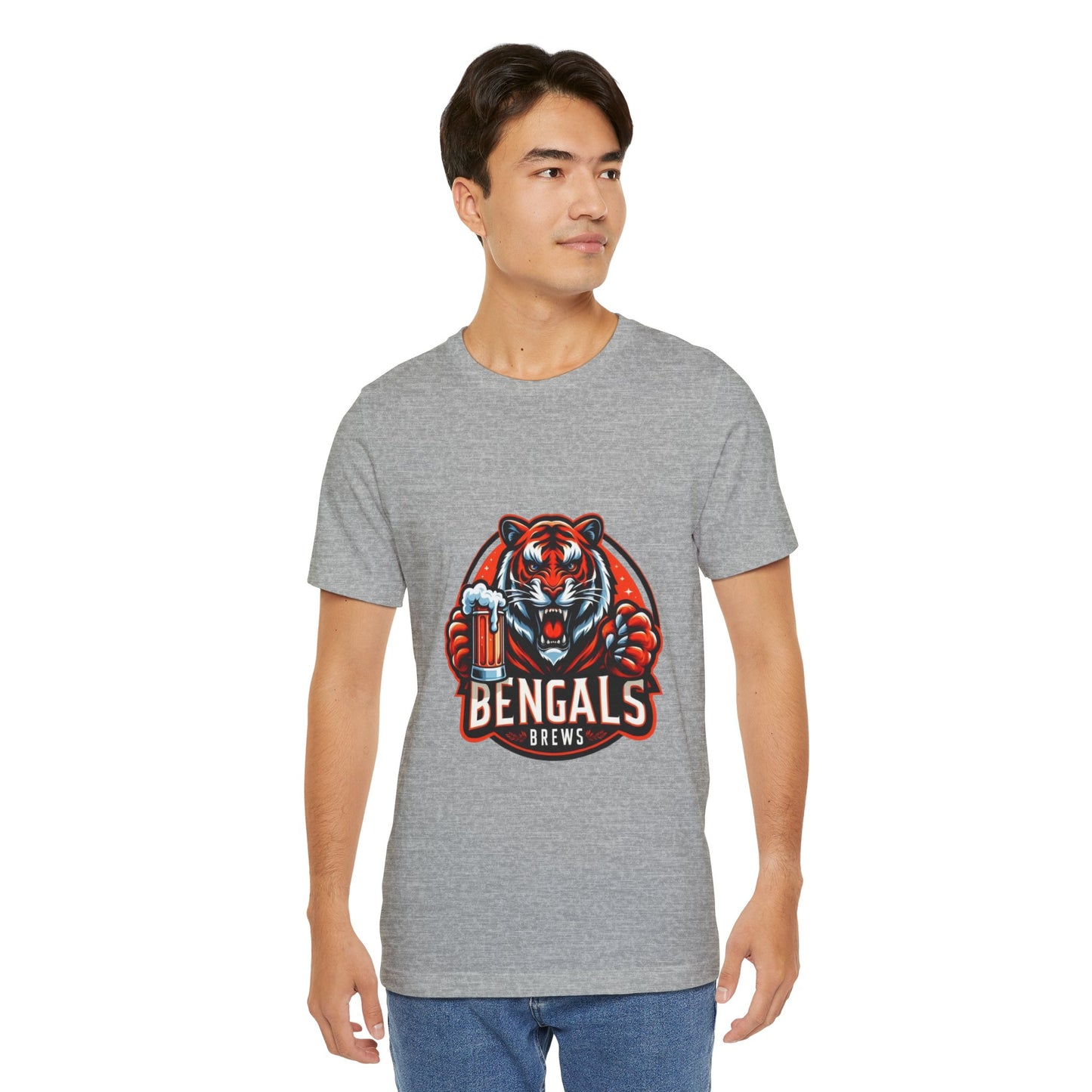 Bengals and Brews Tee Unisex Jersey Short Sleeve Tee