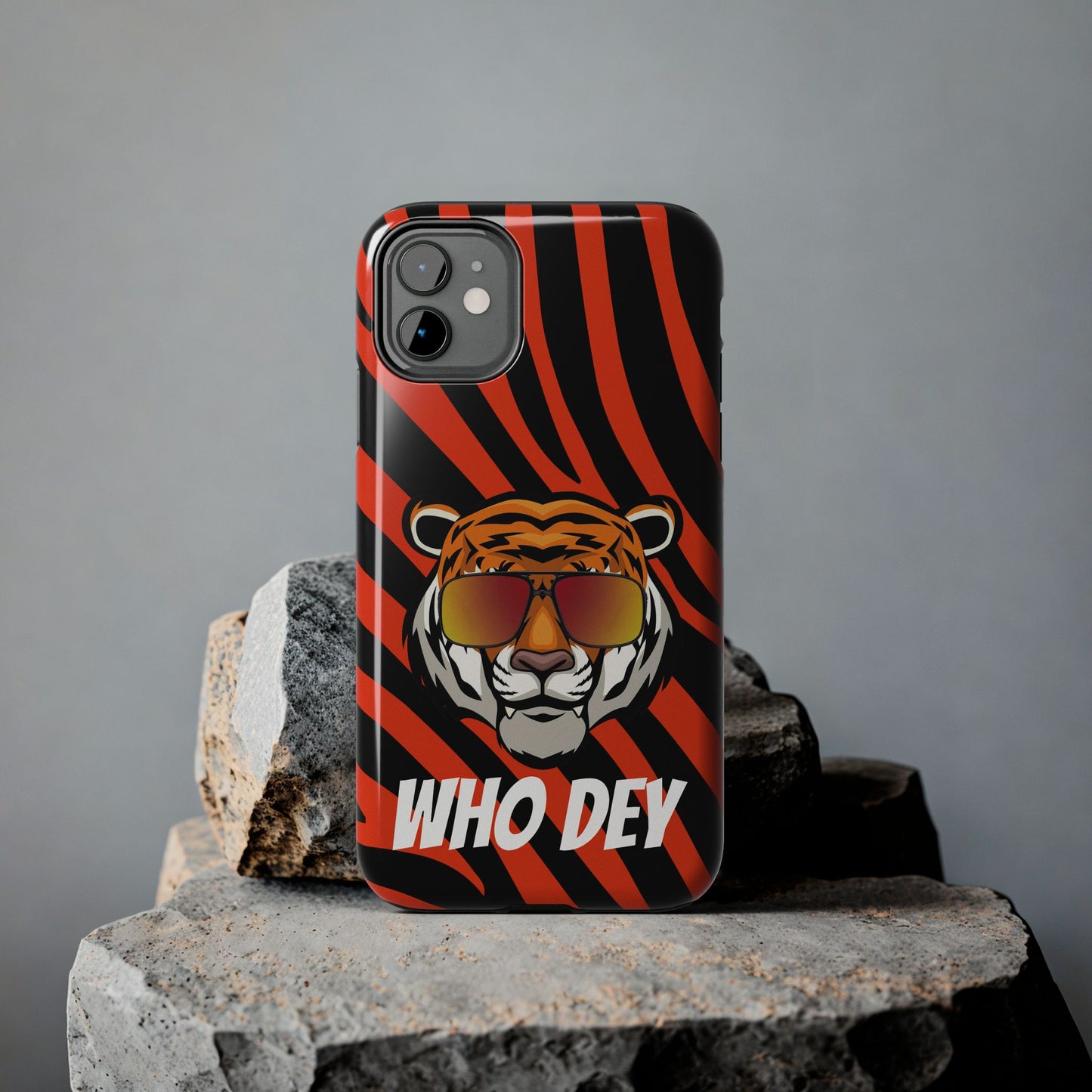 Who Dey Tiger Tough Phone Case