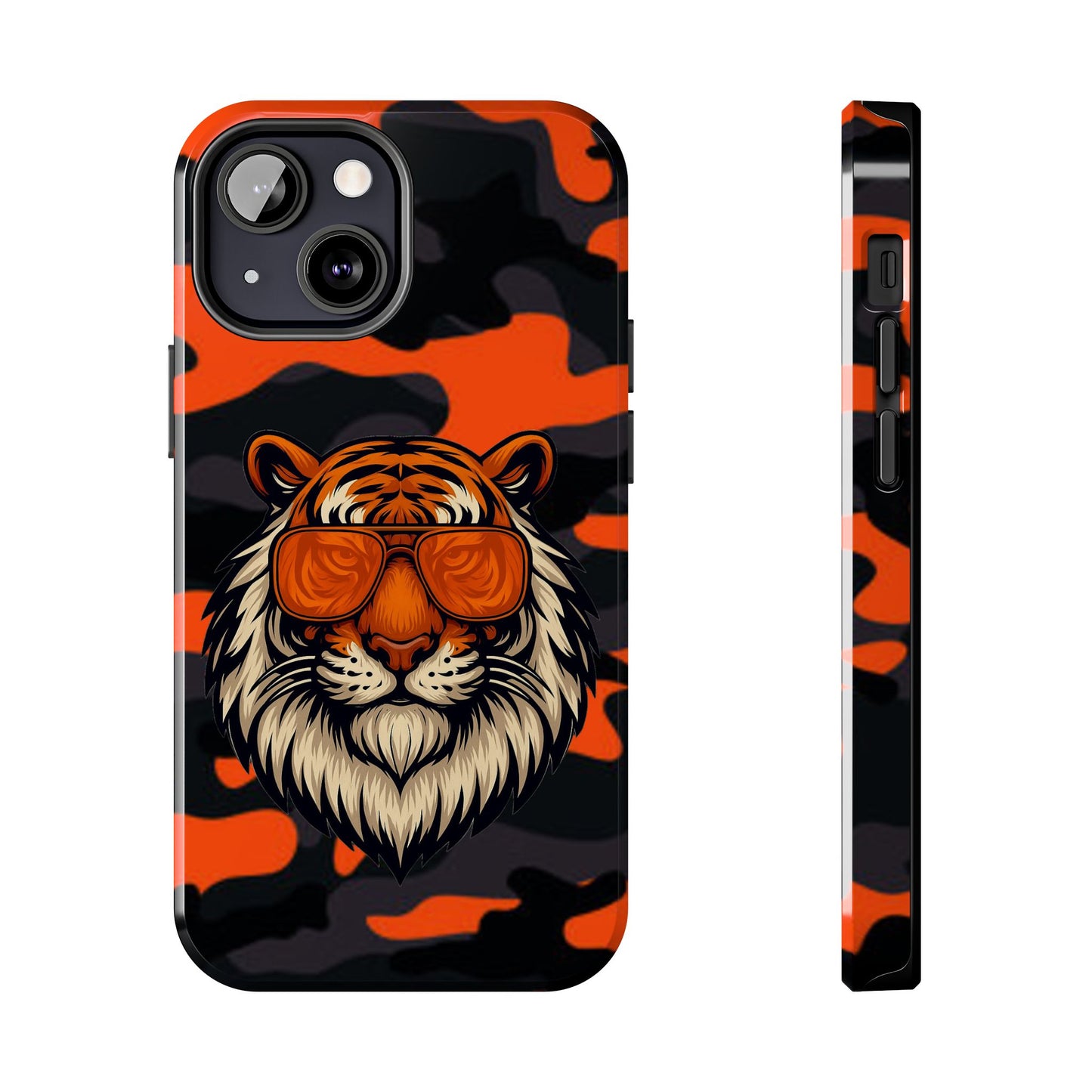 Seeing life through the orange tints Tiger Tough Phone Cases