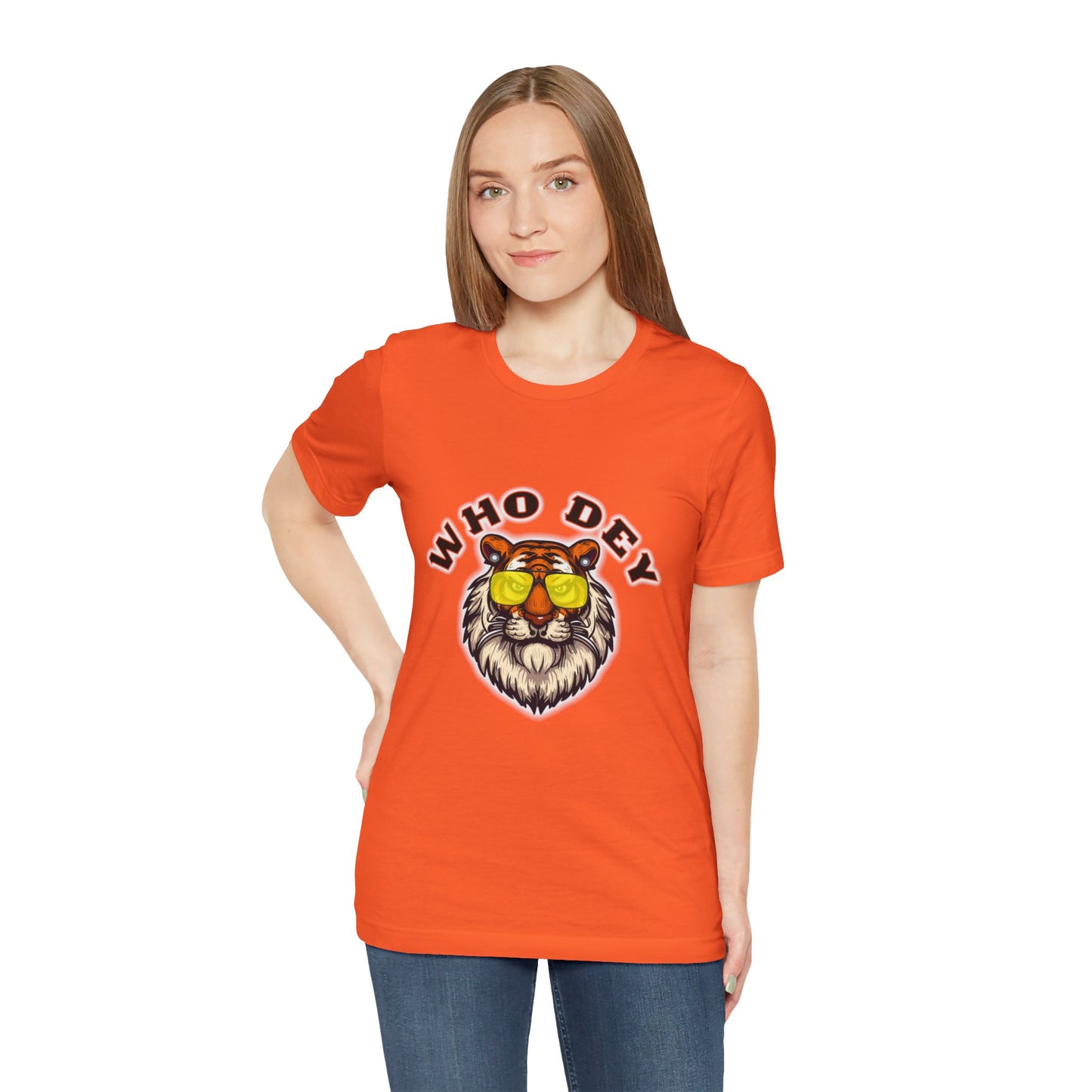 Who Dey CS513 Unisex Jersey Short Sleeve Tee