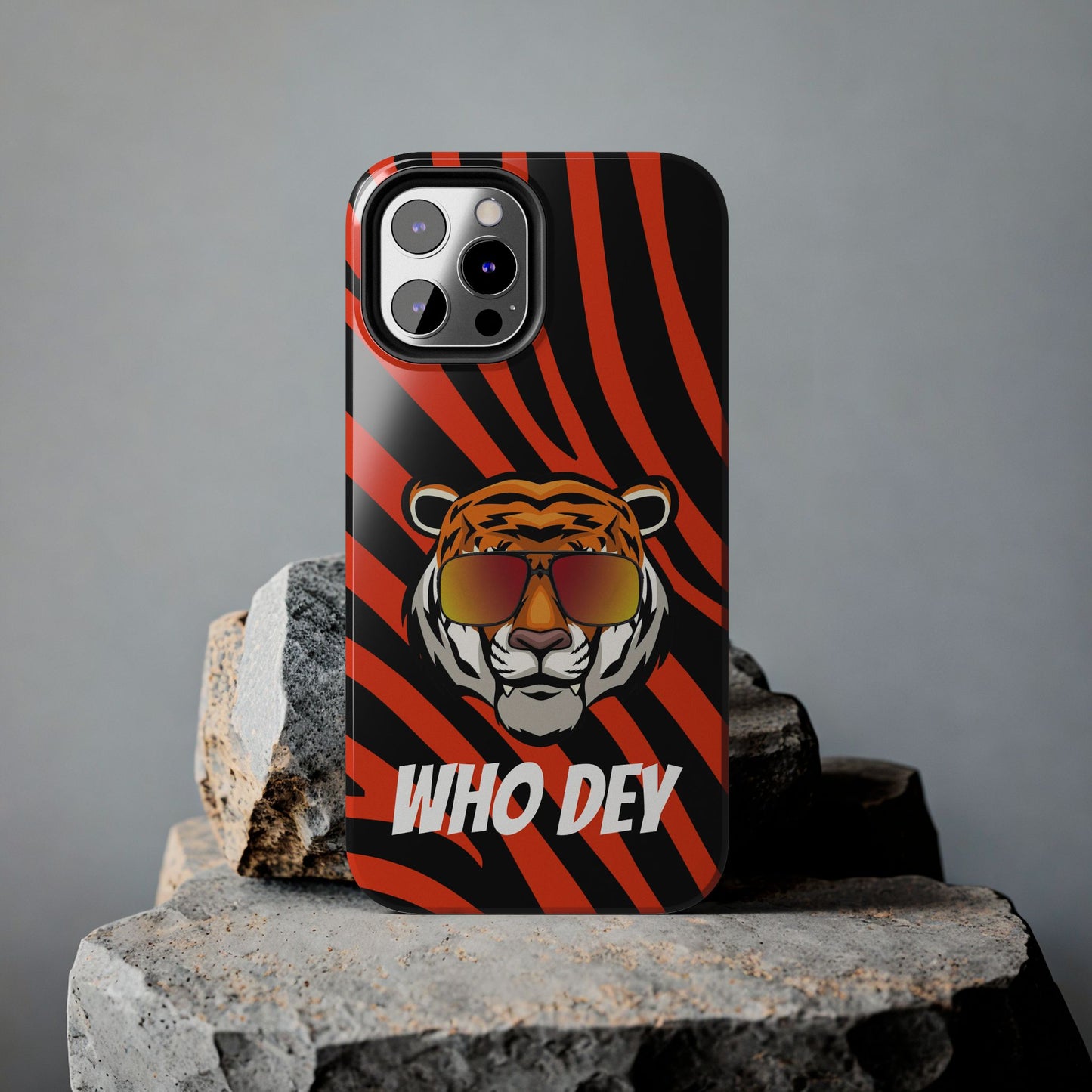 Who Dey Tiger Tough Phone Case