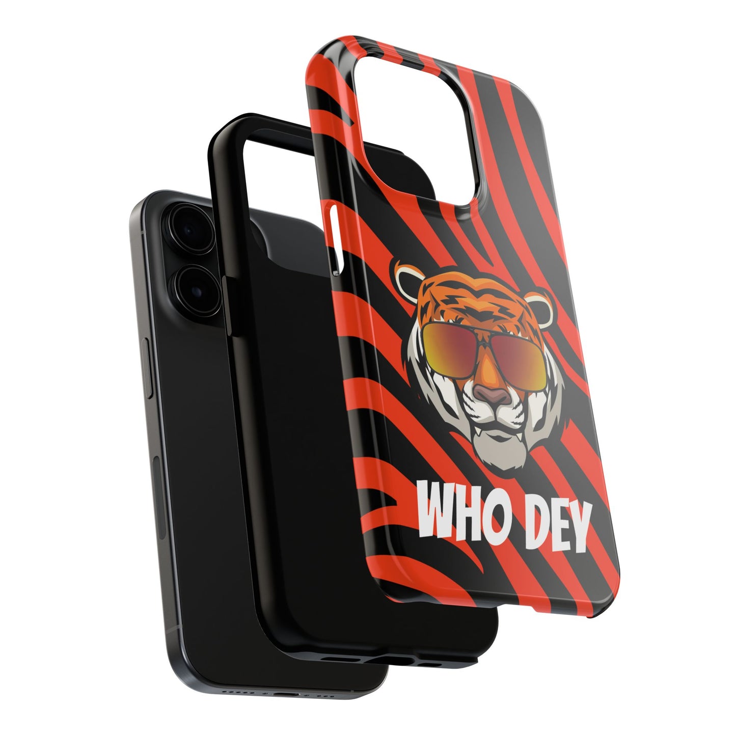 Who Dey Tiger Tough Phone Case