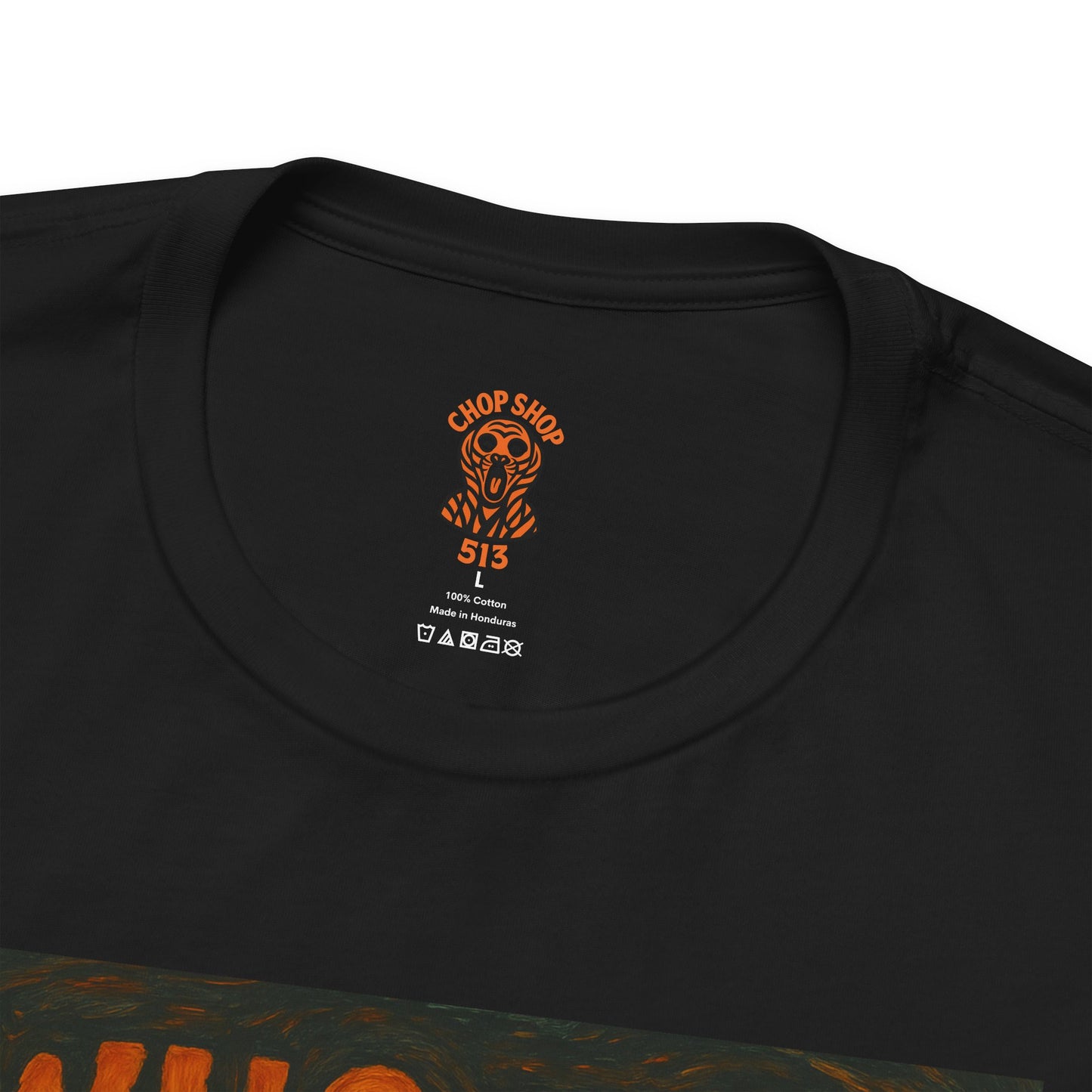 VanGogh style Tiger Graphic Tee – Who Dey, Unisex T-Shirt