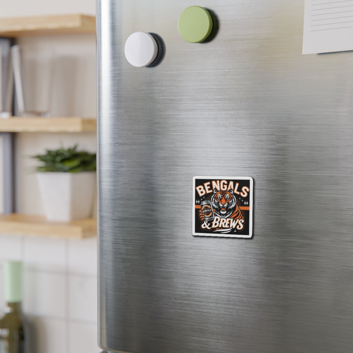 Bengals & Brews Die-Cut Magnets