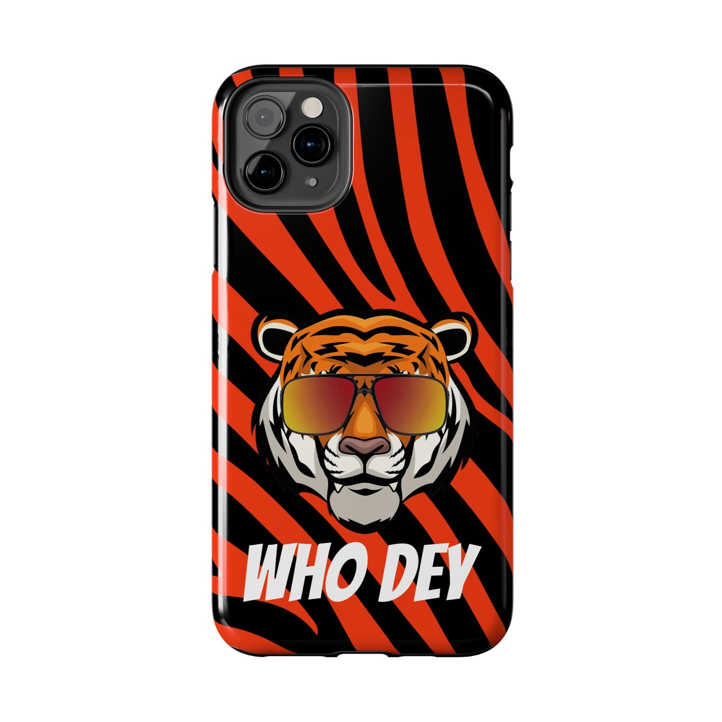 Who Dey Tiger Tough Phone Case