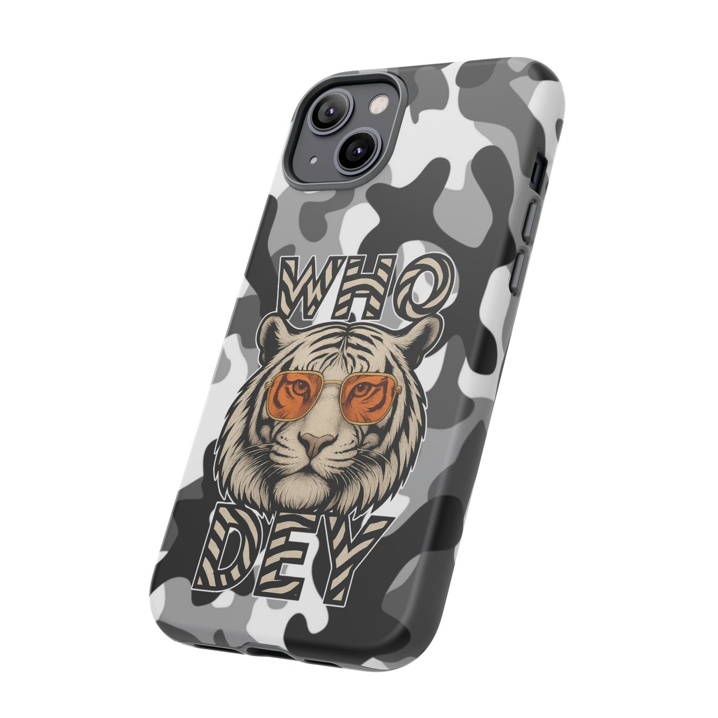 WhiteOut Tiger Phone Case for iPhone