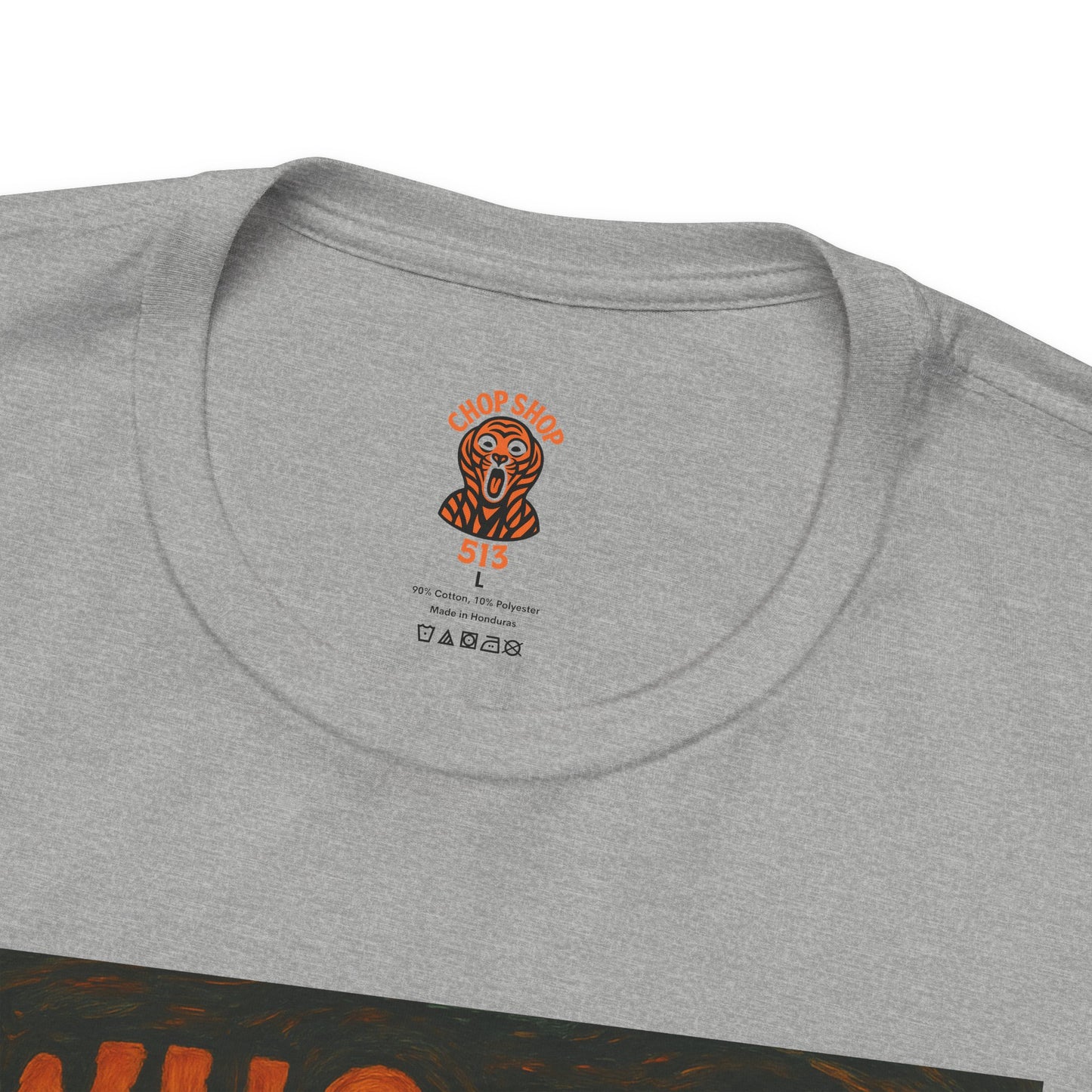 VanGogh style Tiger Graphic Tee – Who Dey, Unisex T-Shirt