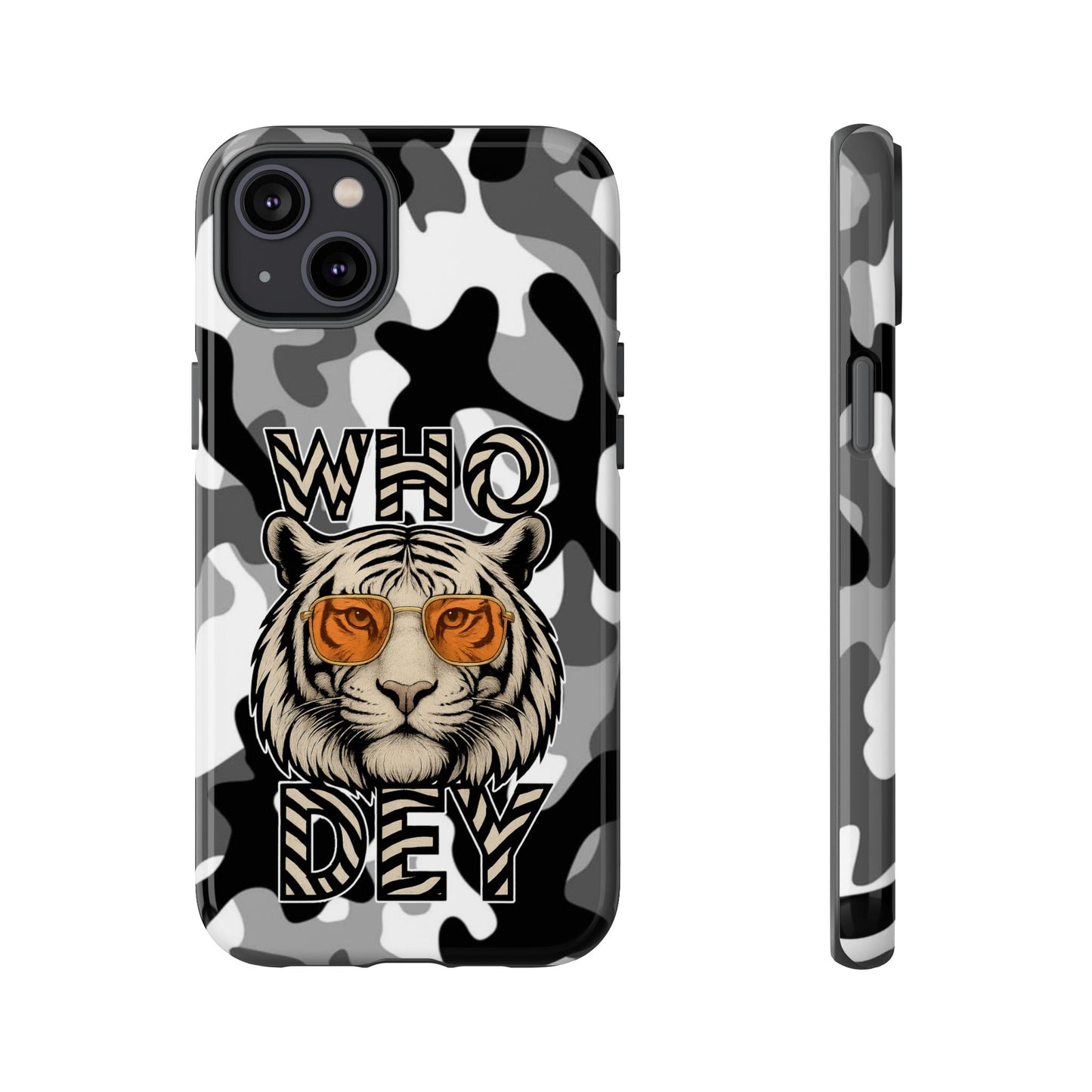WhiteOut Tiger Phone Case for iPhone