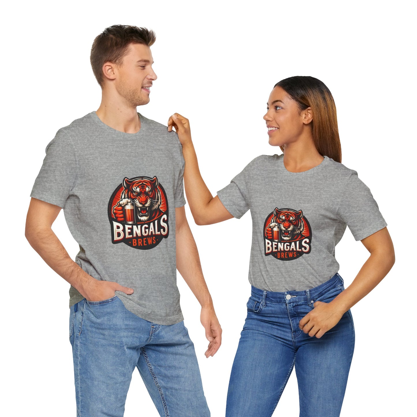 Bengals and Brews Tee Unisex Jersey Short Sleeve Tee
