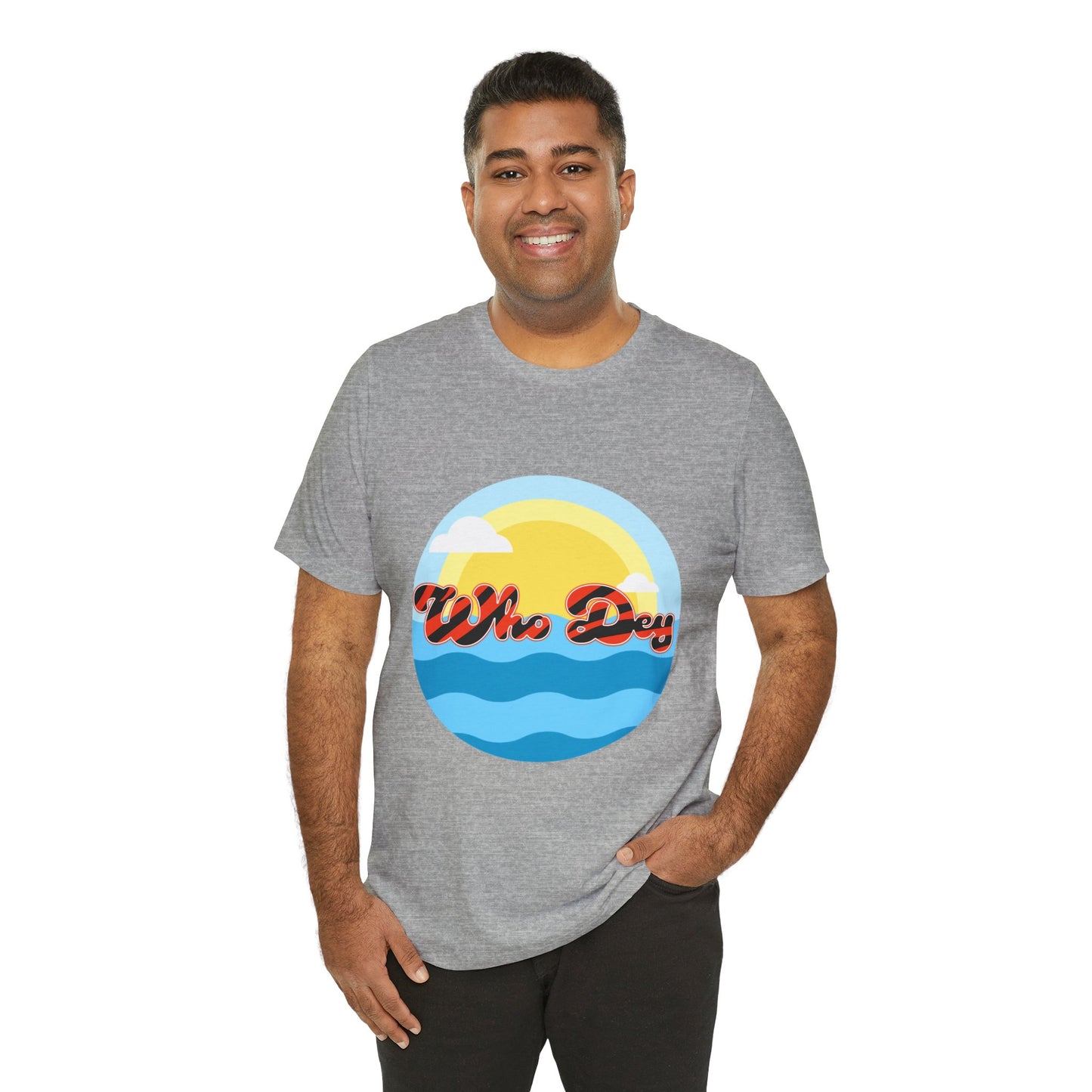 Who Dey Vibes Unisex Jersey Short Sleeve Tee