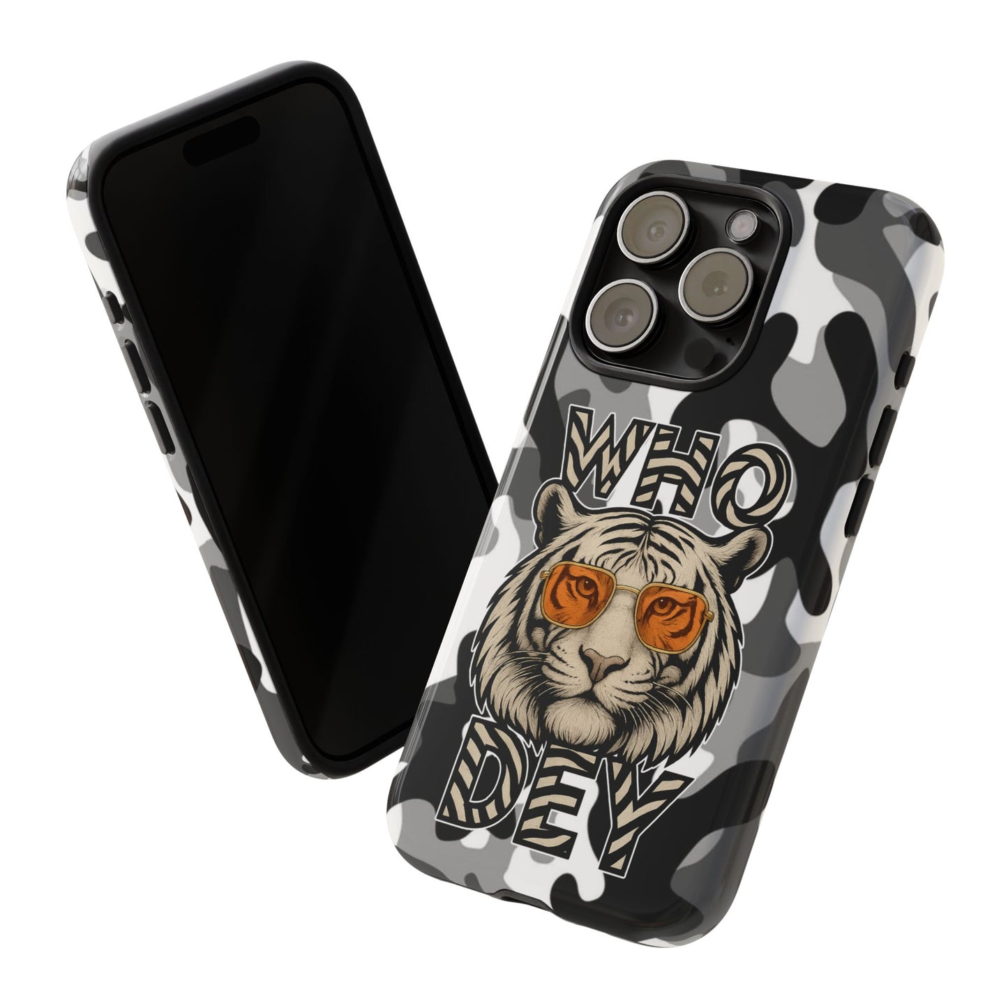 WhiteOut Tiger Phone Case for iPhone