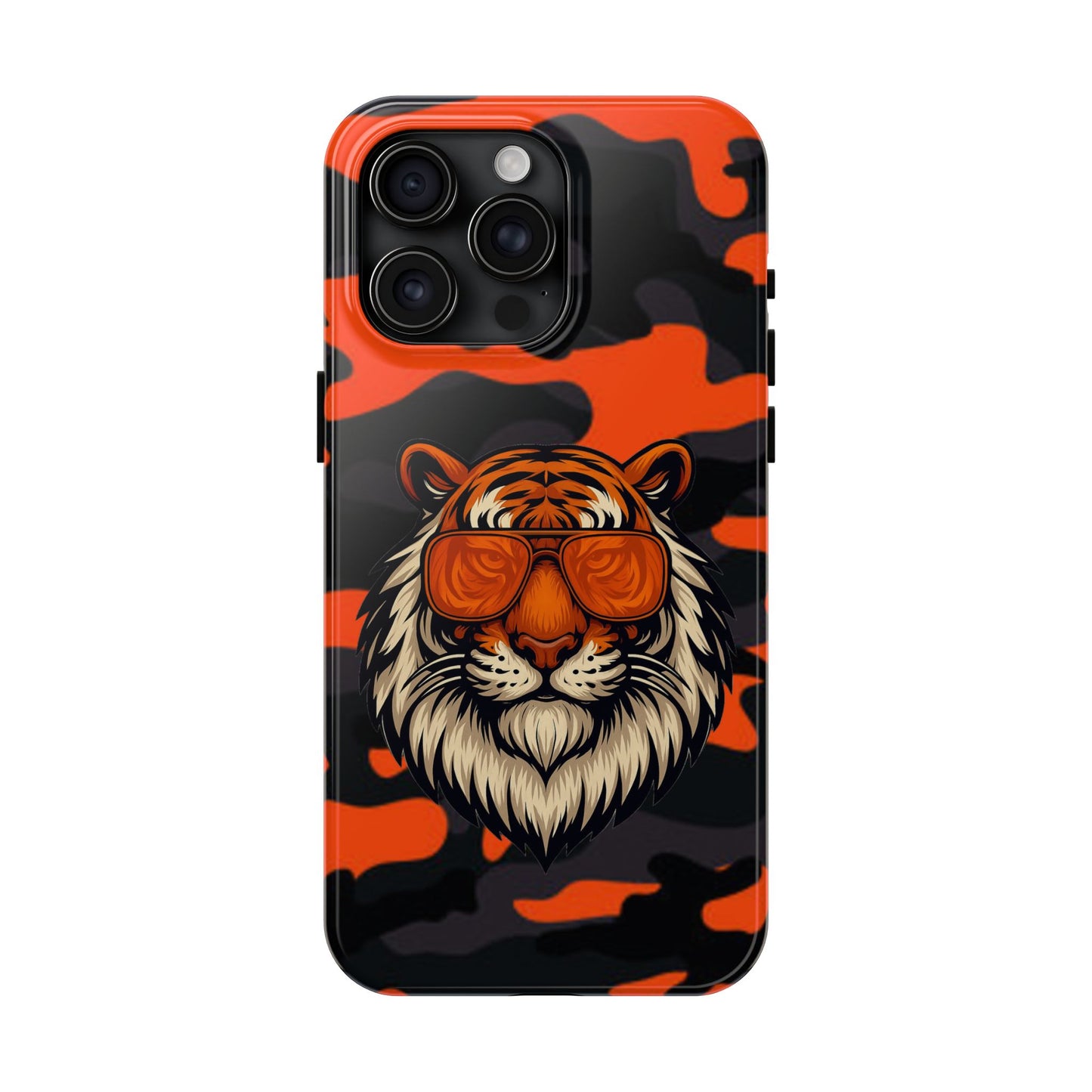 Seeing life through the orange tints Tiger Tough Phone Cases