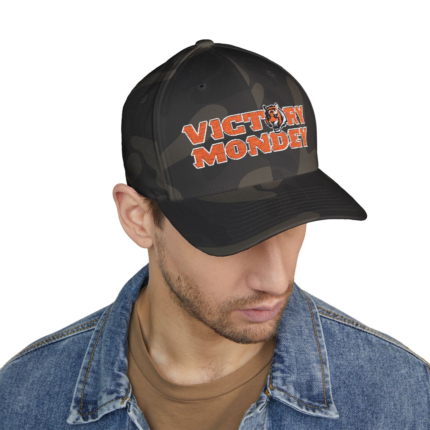 Cap Victory MonDey Bengals Camo Black Hat