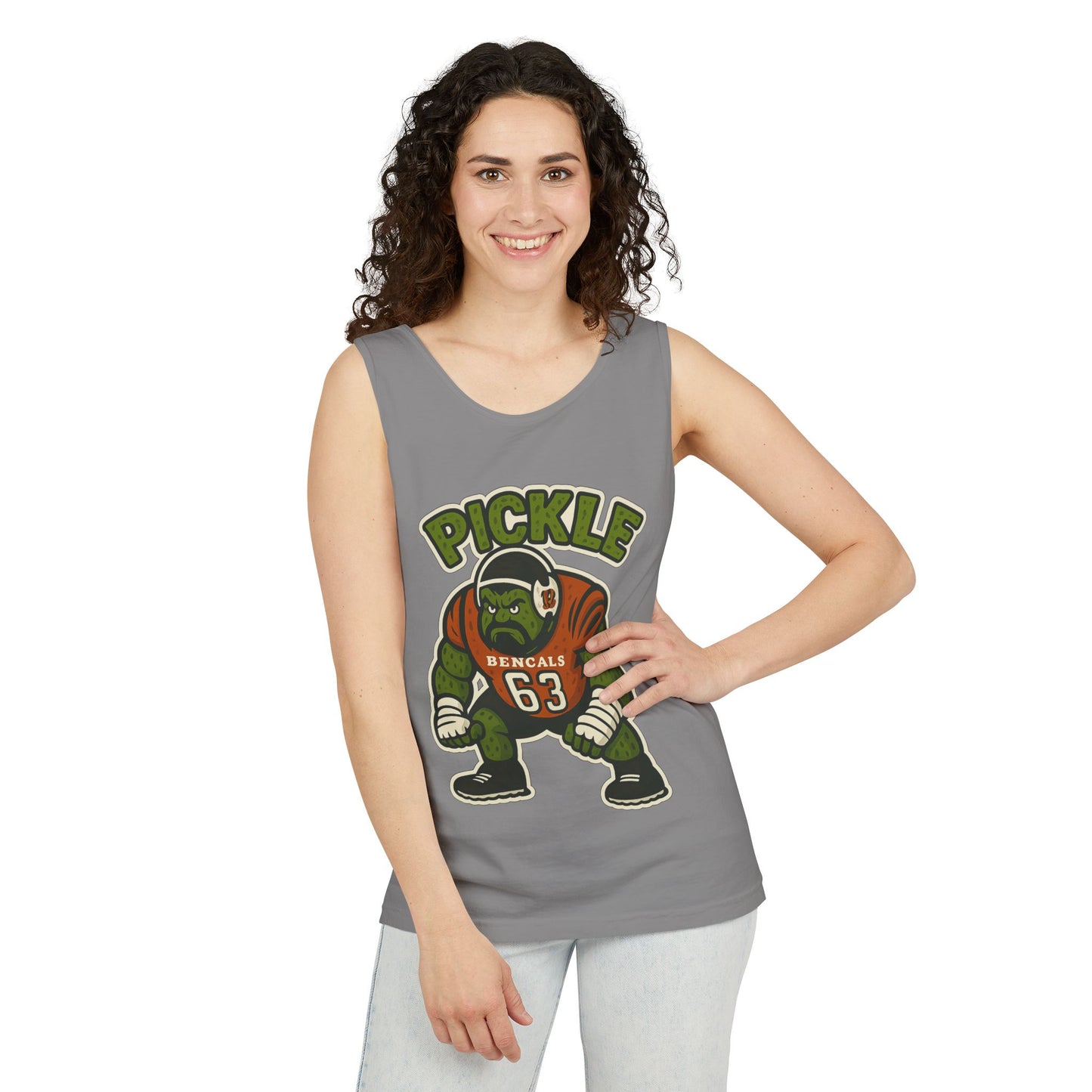 Pickle Fairchild Football Tank Top, Unisex Sports Apparel, Summer Workout Shirt, Game Day Gear, Funny Graphic Top