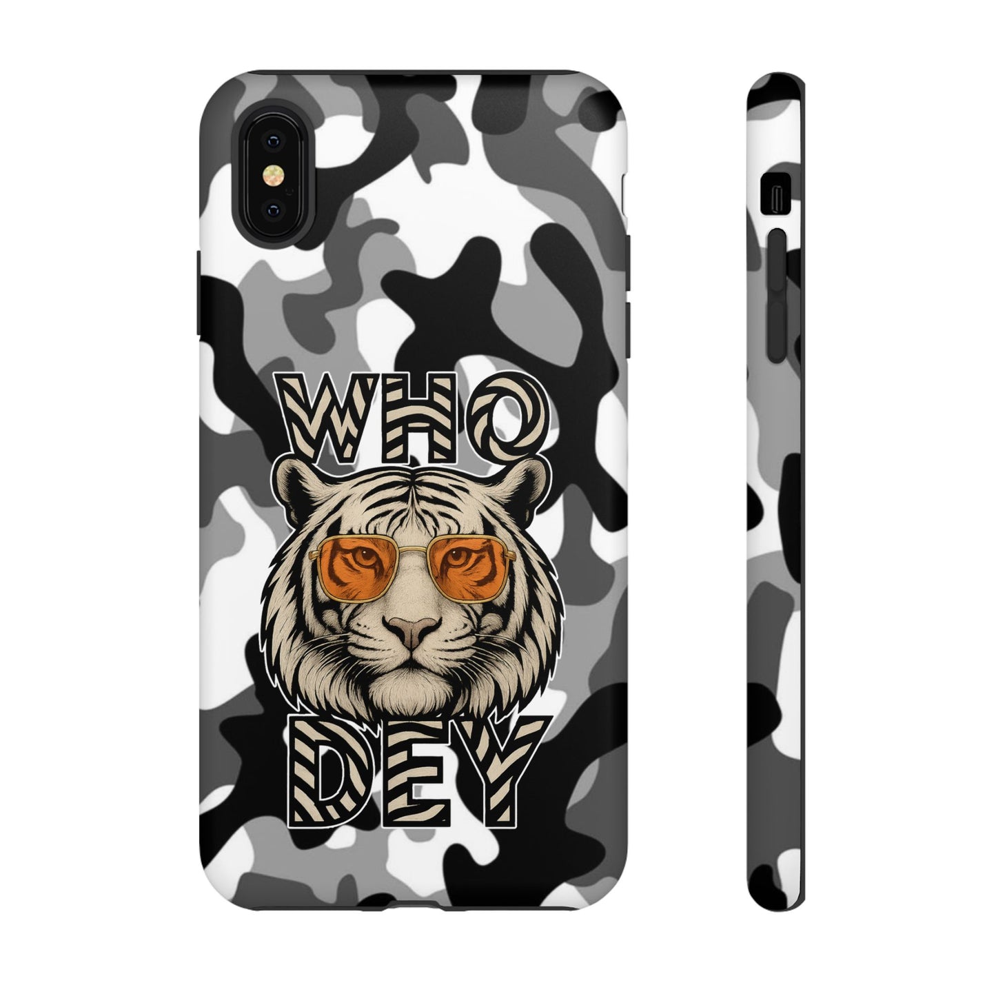 WhiteOut Tiger Phone Case for iPhone