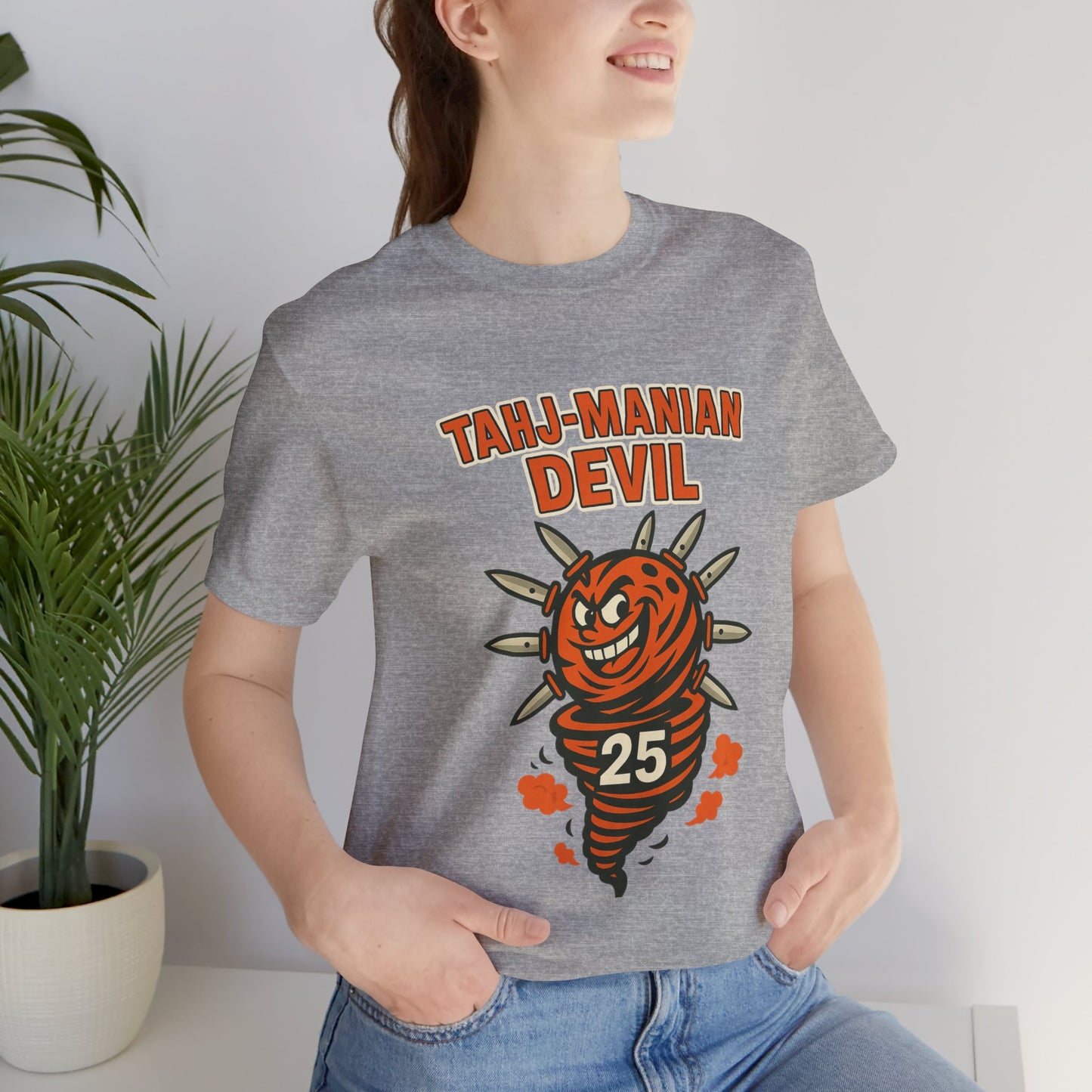 Tahj-Manian Devil Graphic Tee | Unisex Short Sleeve T-Shirt