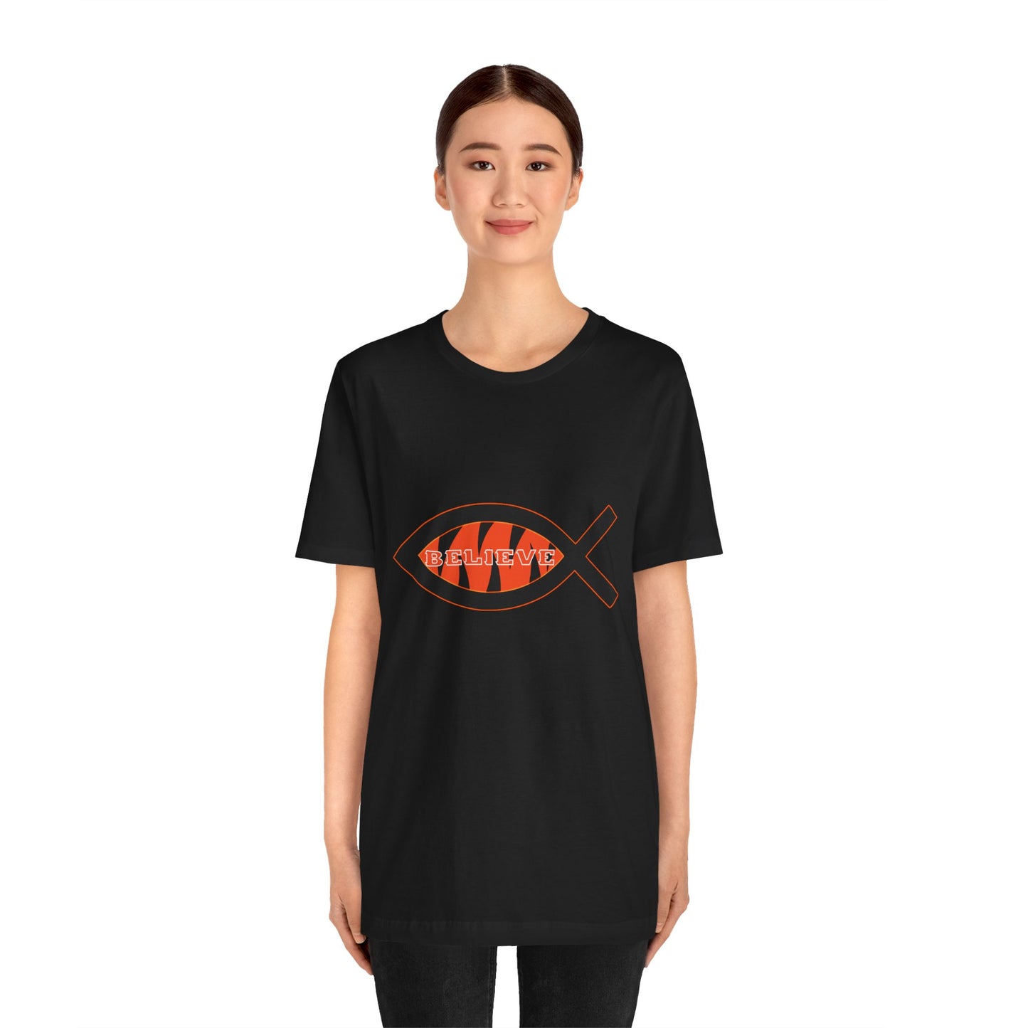 Believe in Bengals Unisex Jersey Short Sleeve Tee