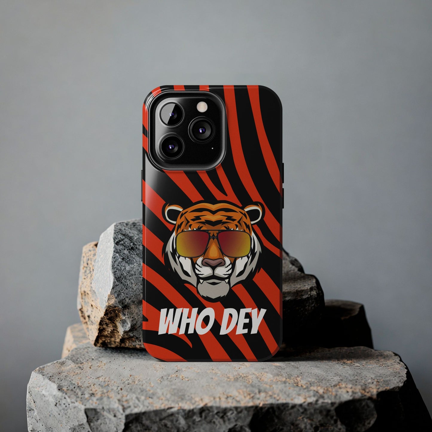 Who Dey Tiger Tough Phone Case